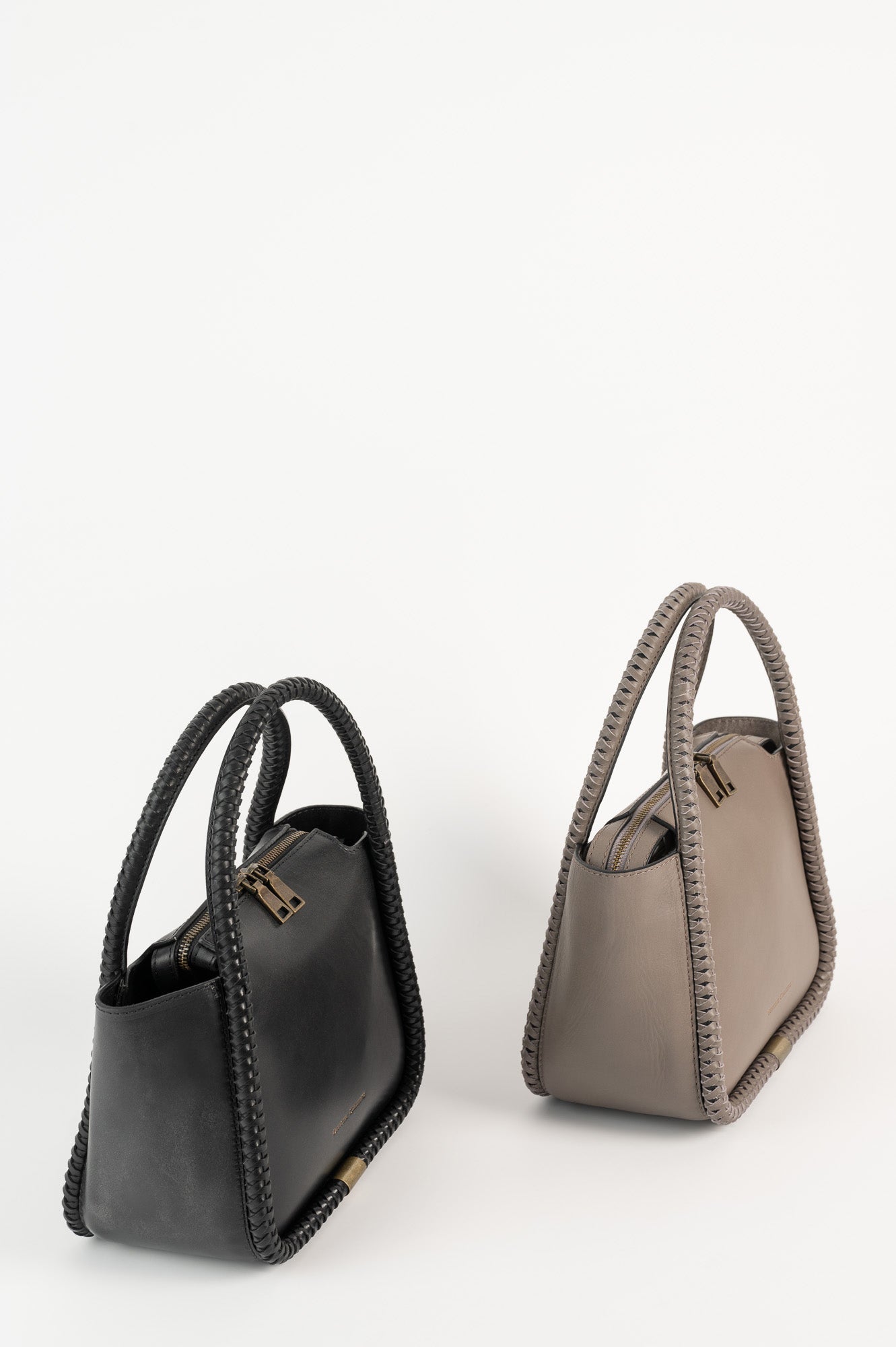 Handbag Cabala | Grey Saddle Leather