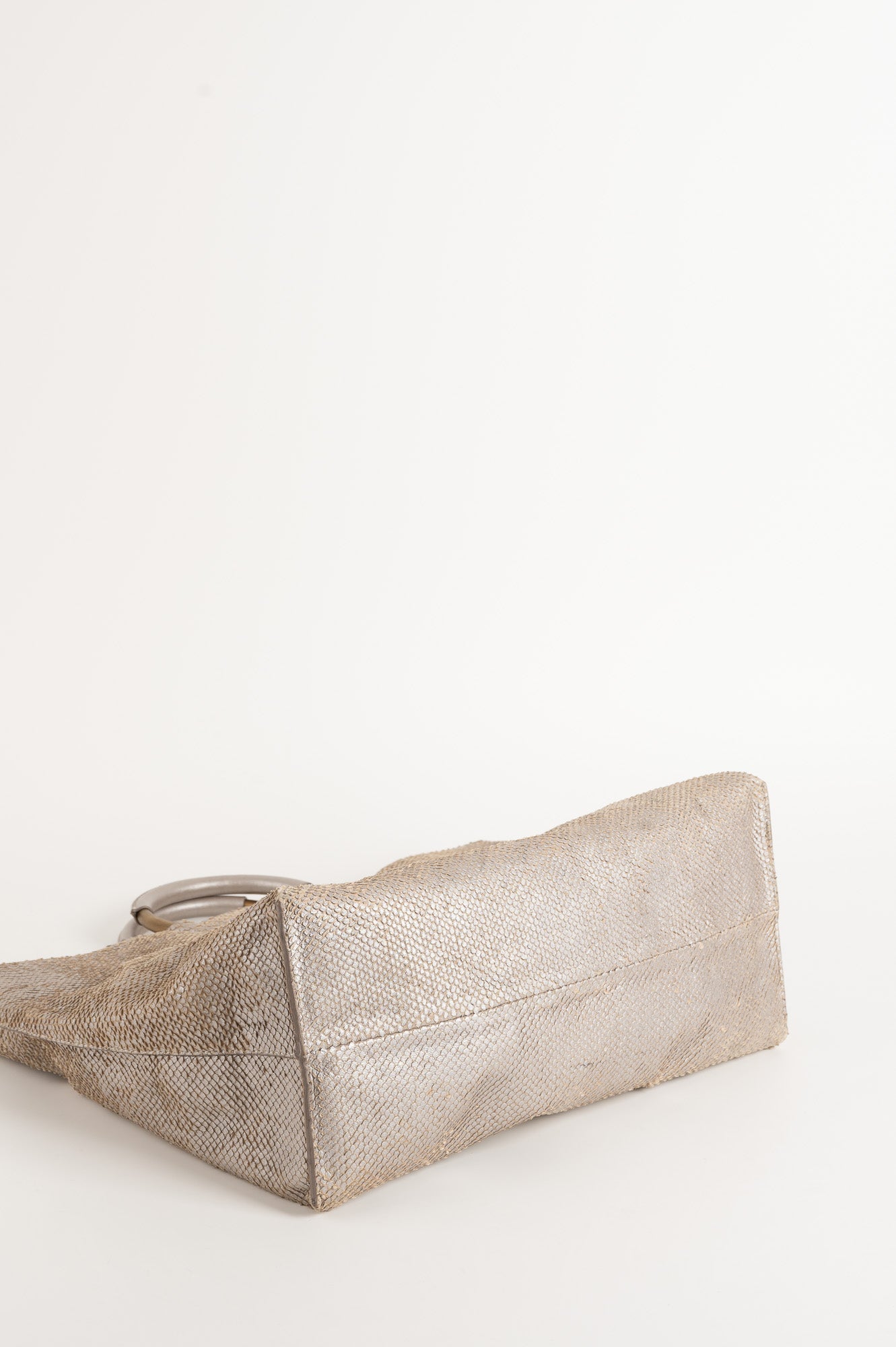 Tote Bag Class 035 | Silver Leather