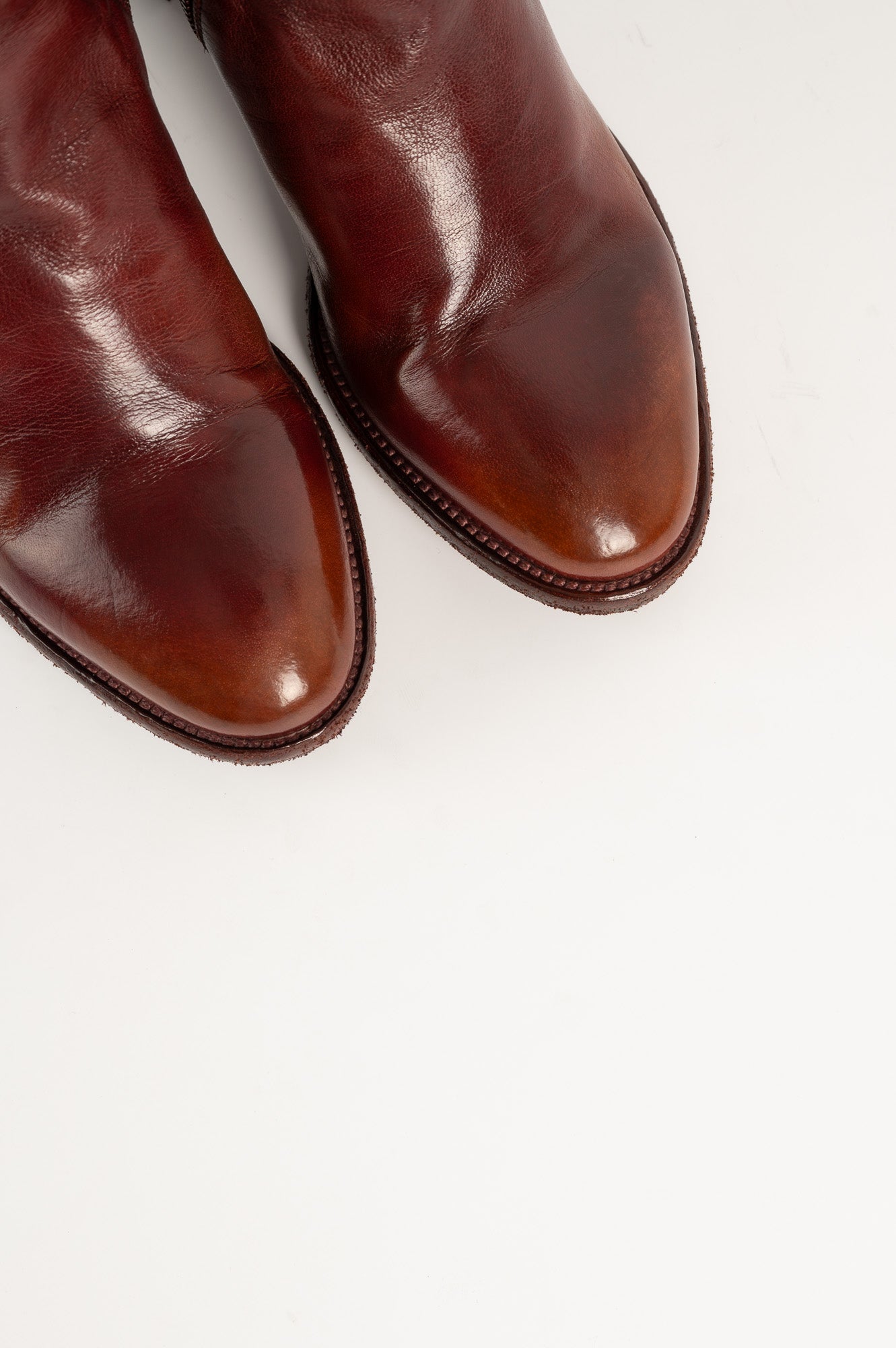 Ankle Boot Sarah | Red Fade Buffalo Leather