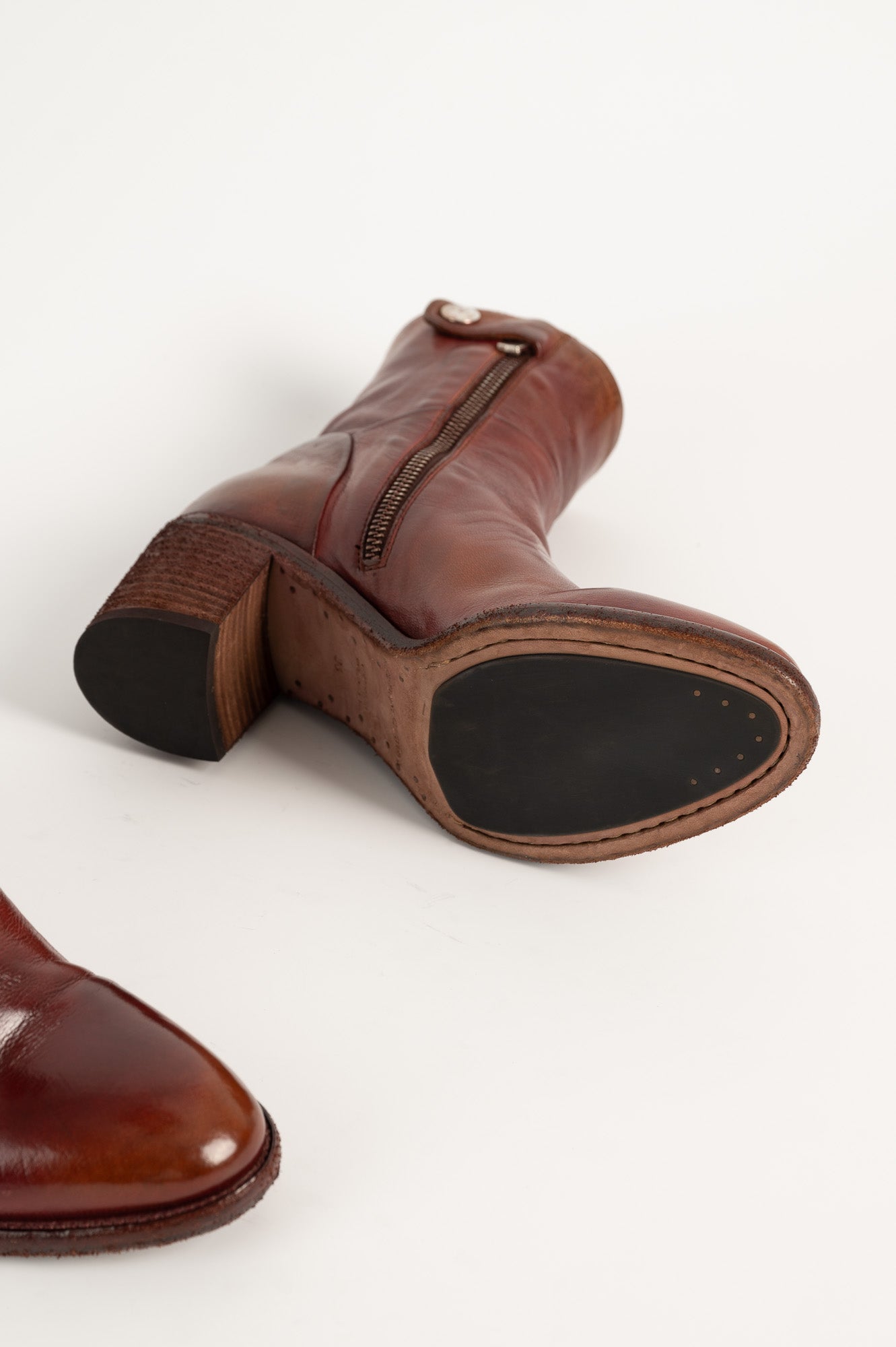 Ankle Boot Sarah | Red Fade Buffalo Leather
