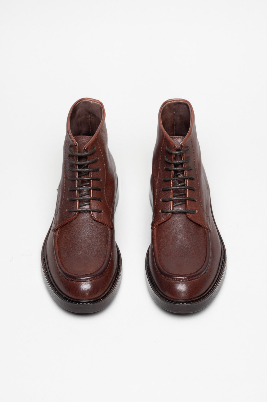 Men's Lace-Up Boot Gustavo | Maple Brown Buffalo Leather