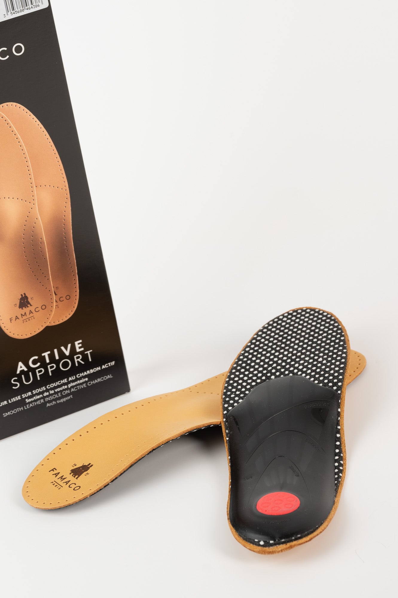 Ergonomic Leather Sole Active Support | Natural Leather