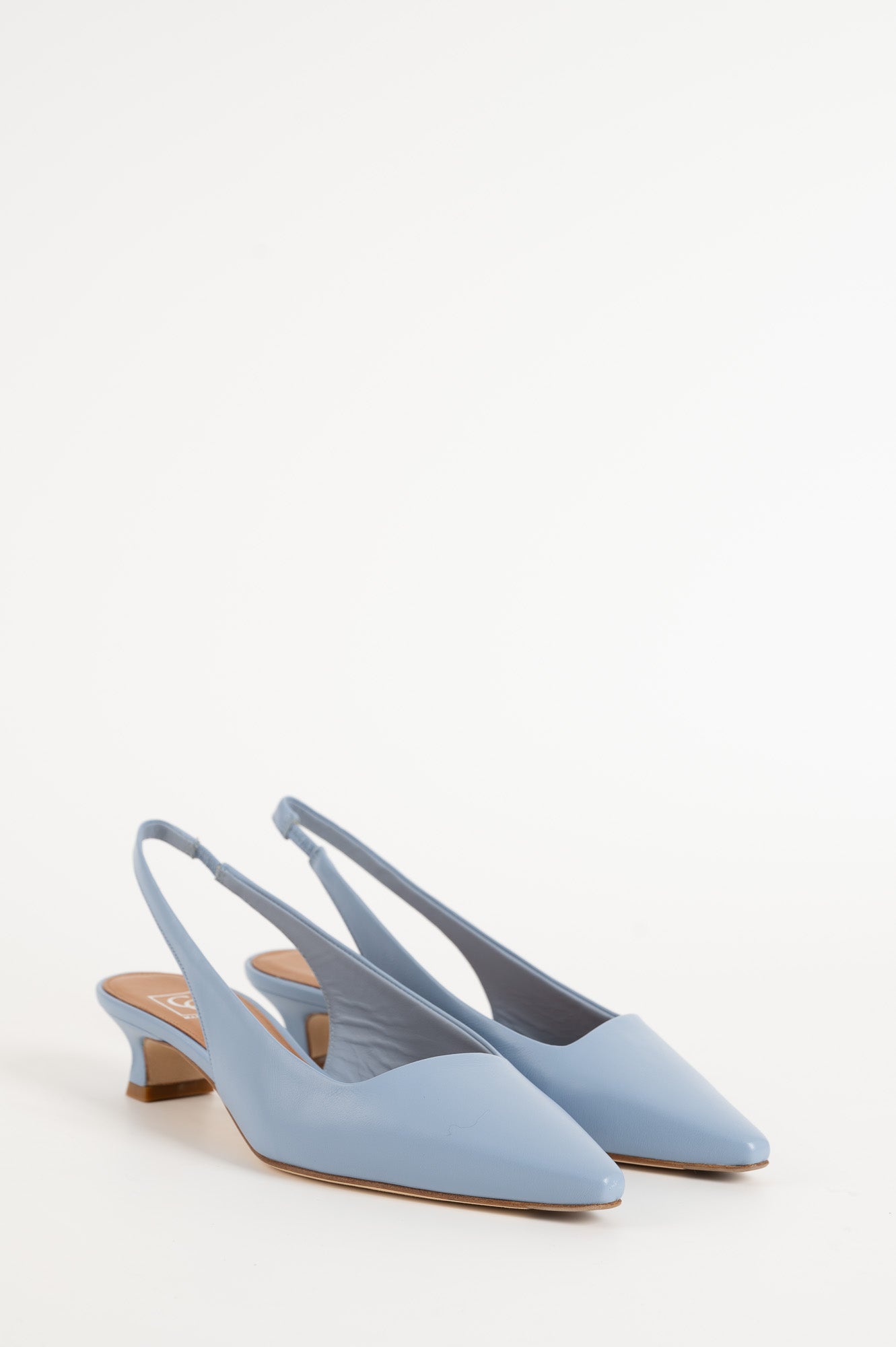 Slingback Pump Bria | Light Blue Nappa Leather