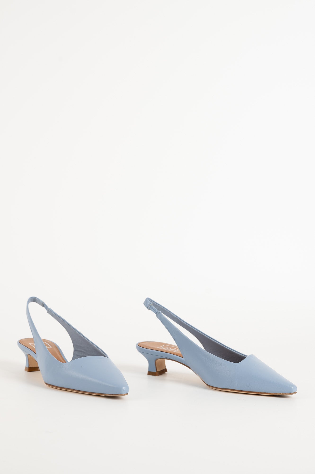 Slingback Pump Bria | Light Blue Nappa Leather