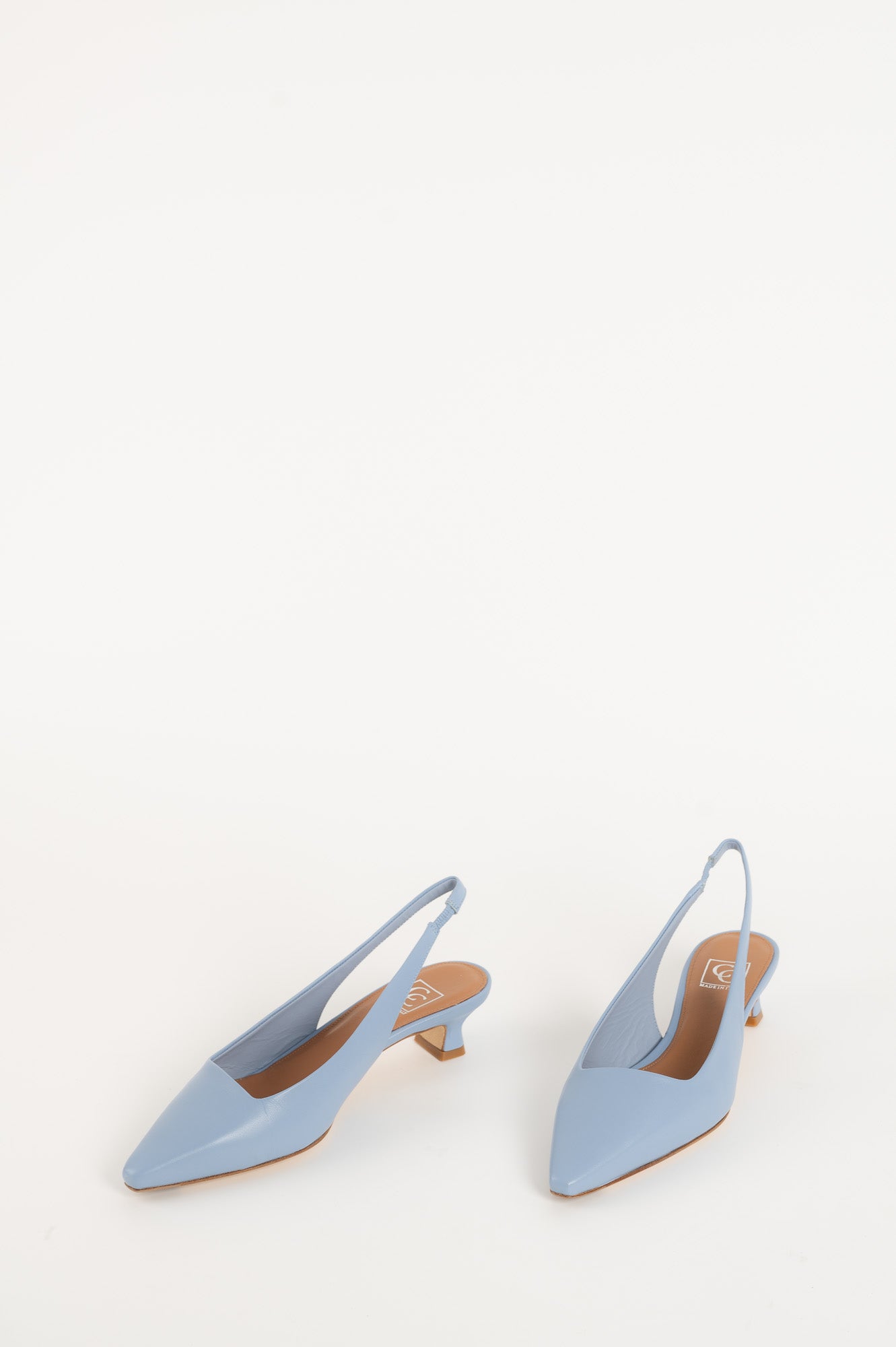 Slingback Pump Bria | Light Blue Nappa Leather