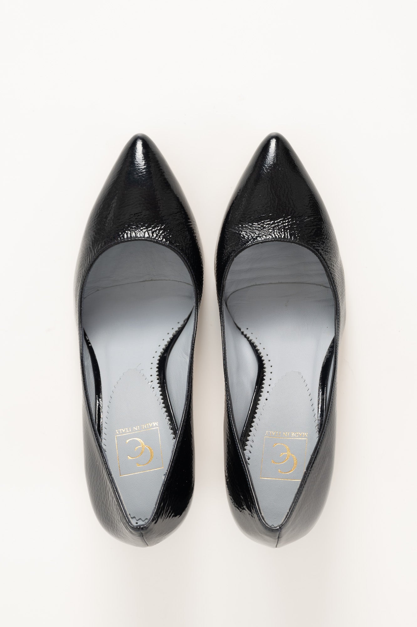 Sachetto Pump Elle | Night Blue Patent Nappa Leather