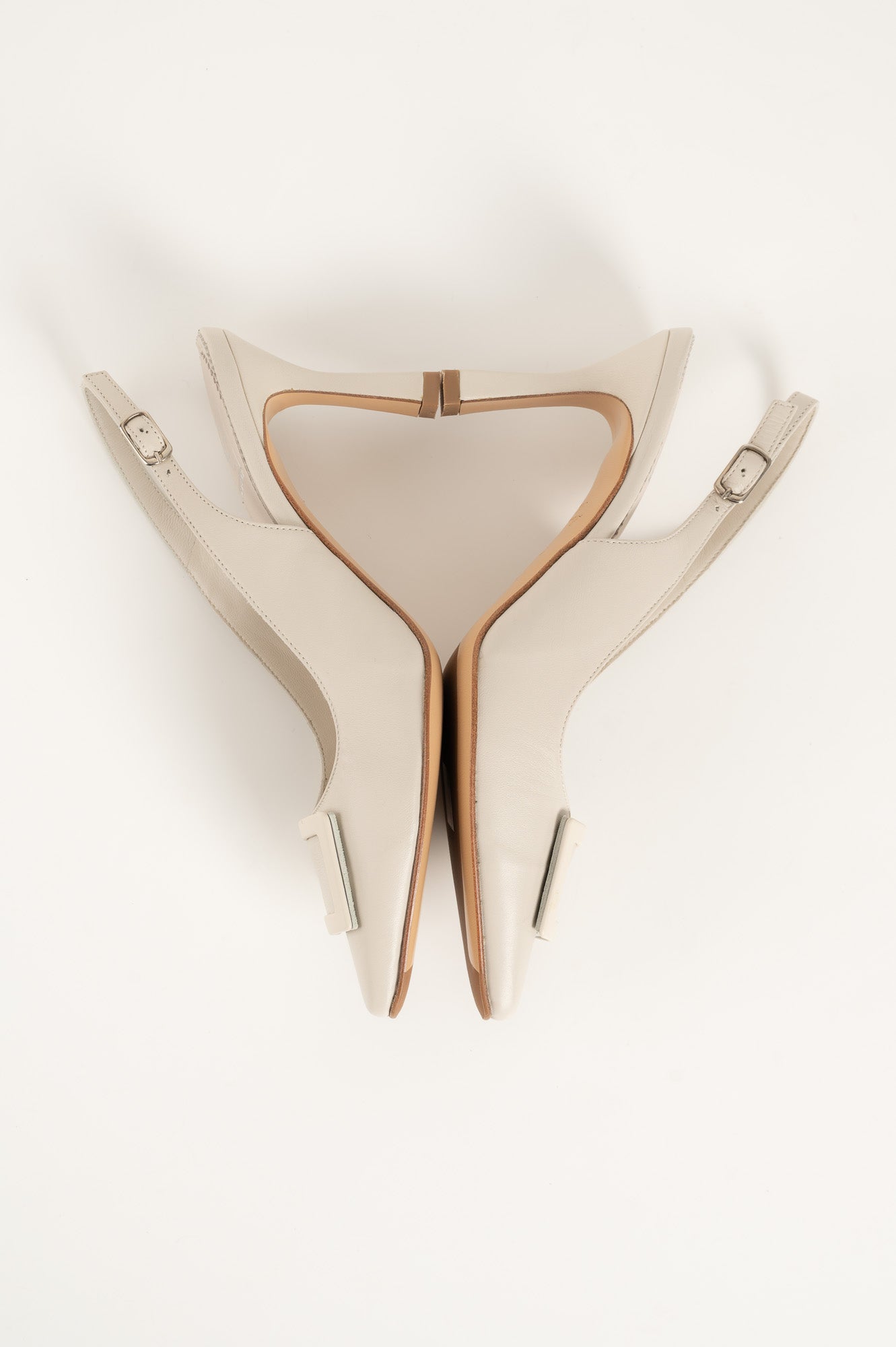 Slingback Pump Elsa 031 | Off-White Skinn