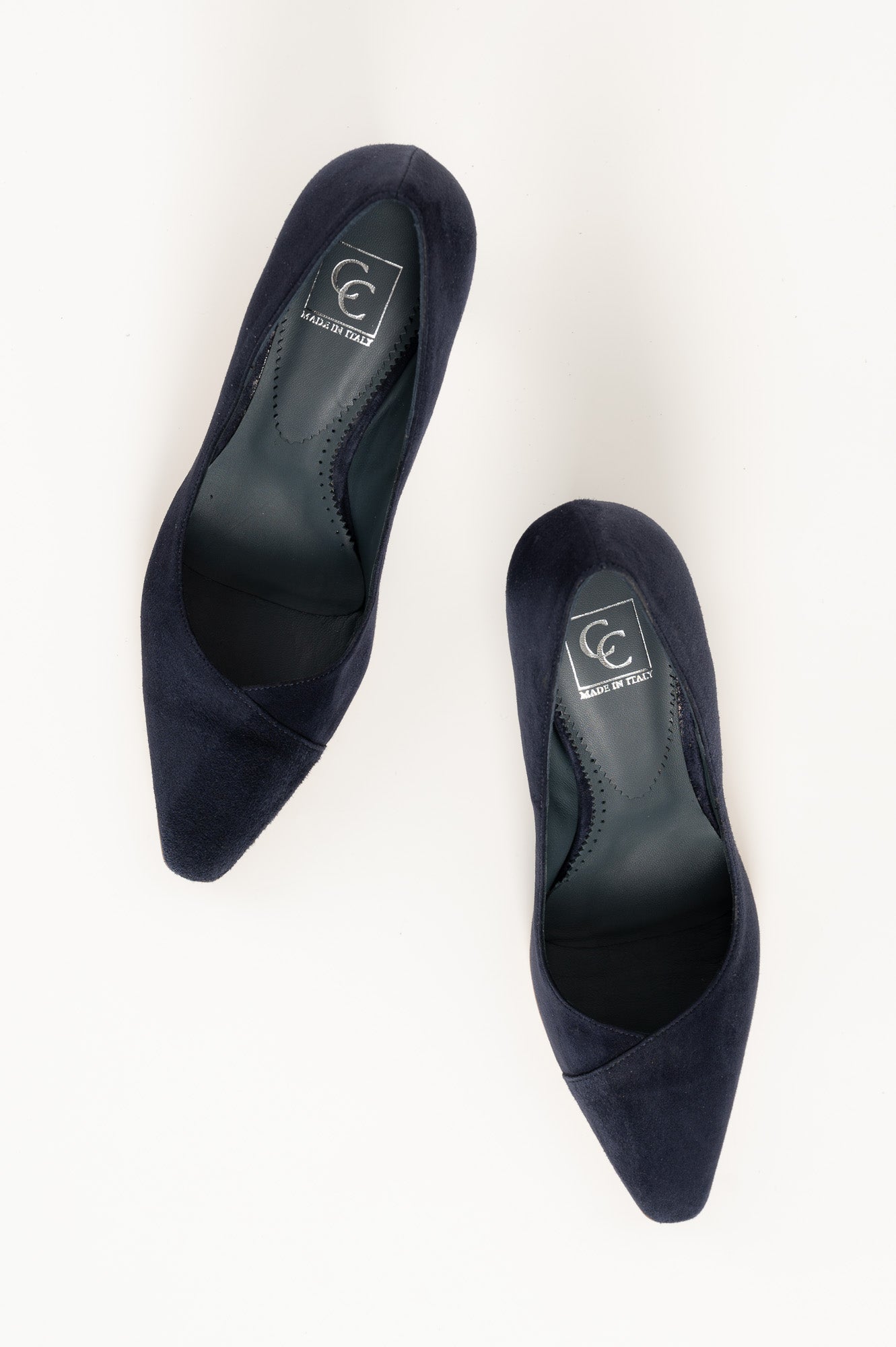 Soft Pump Alma | Deep Blue Suede