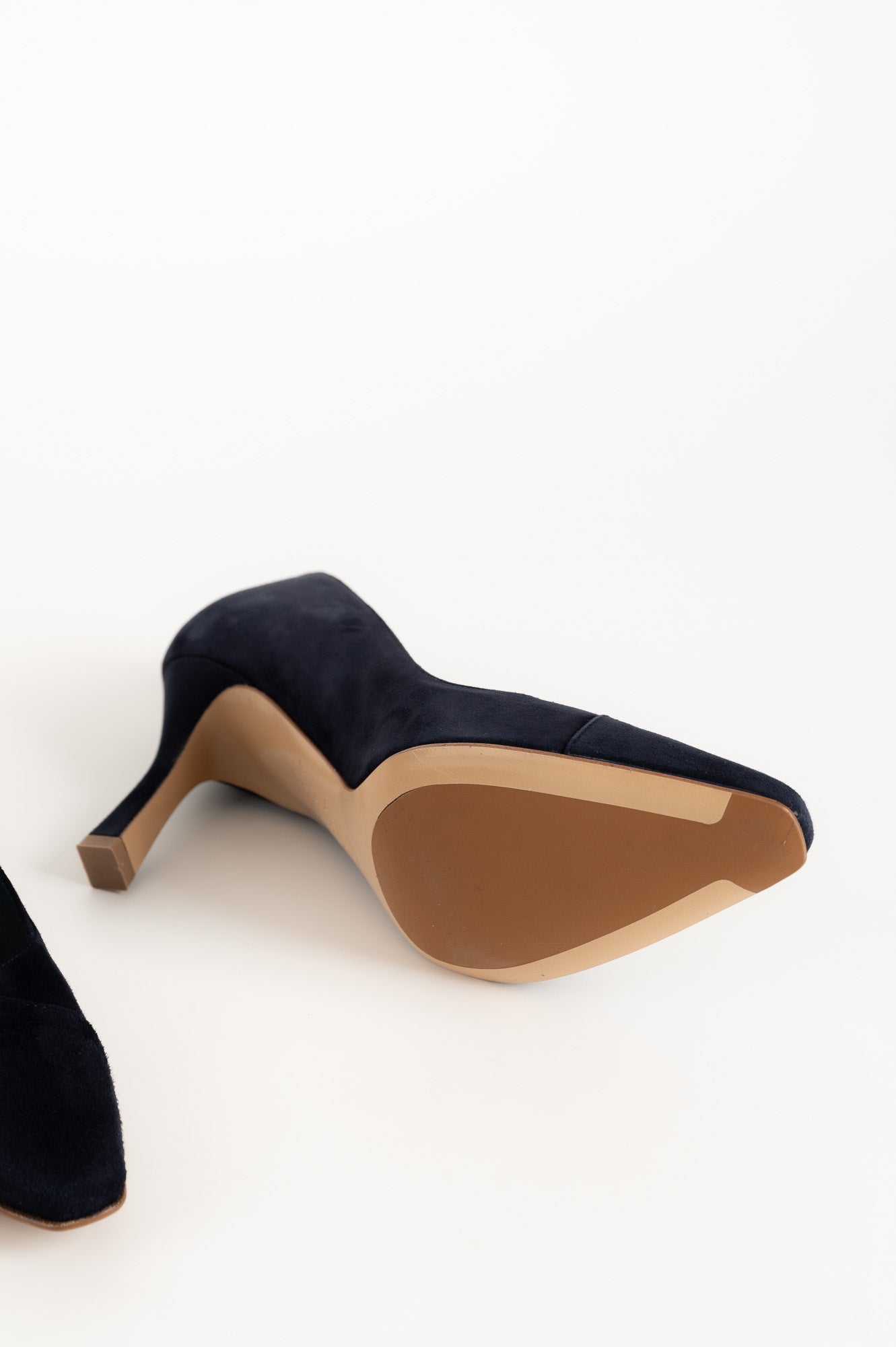Soft Pump Alma | Deep Blue Suede