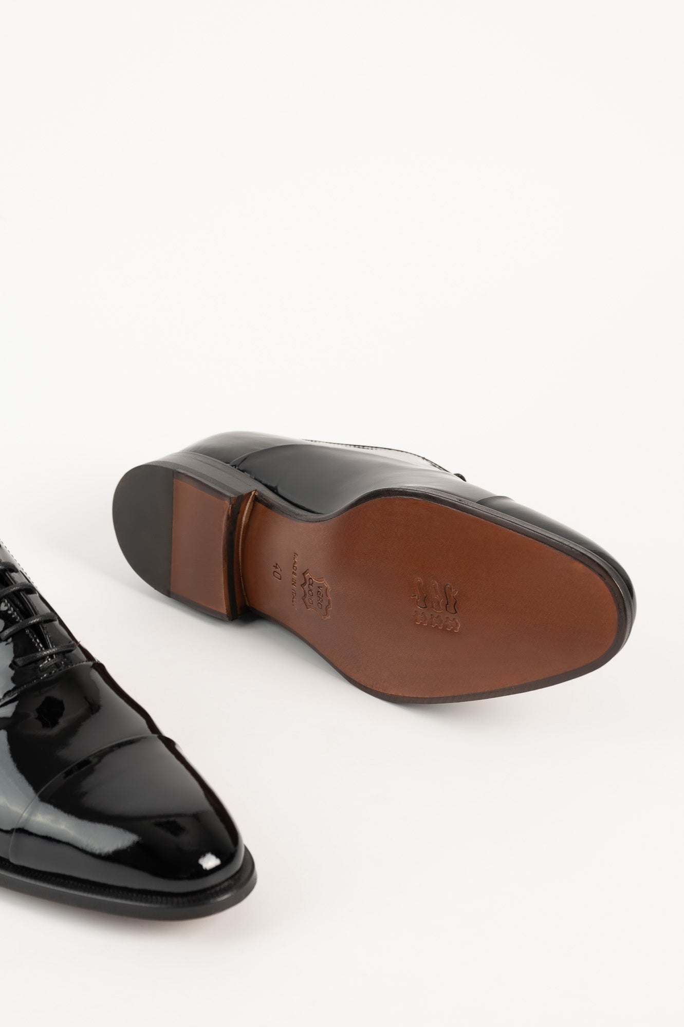 Men's Oxford Luxit | Black Patent Calf Leather