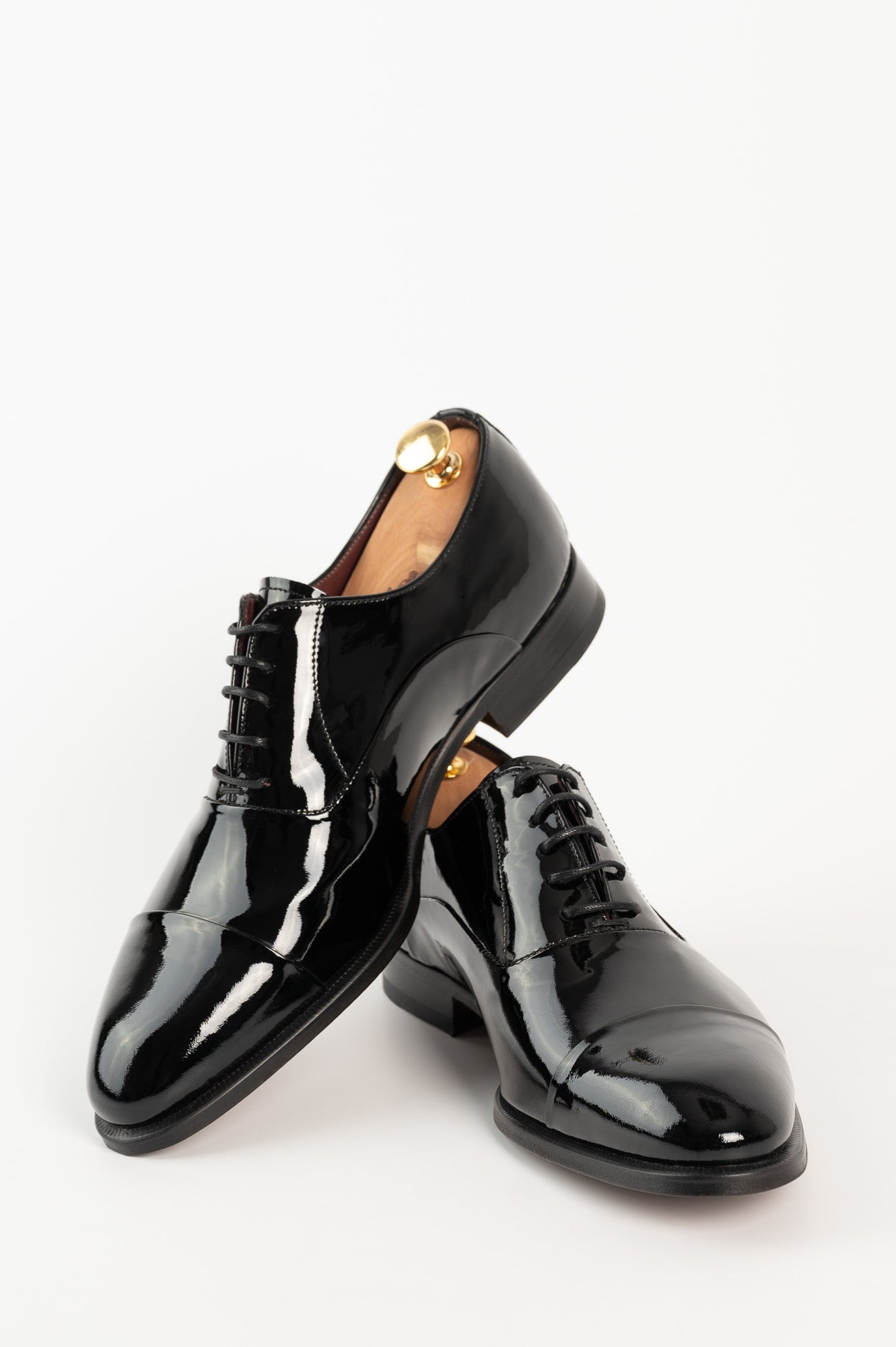 Men's Oxford Luxit | Black Patent Calf Leather