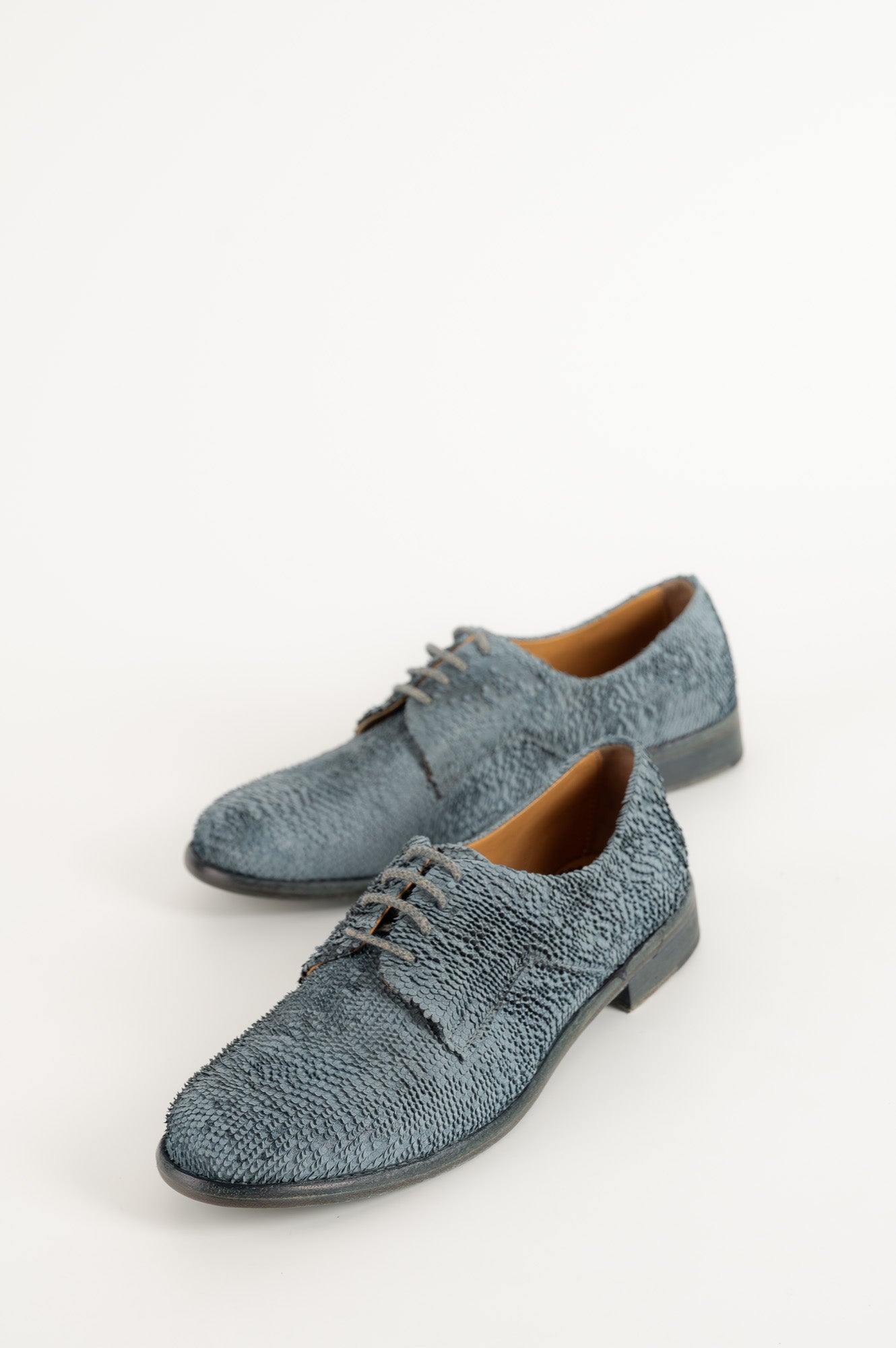 Derby Shoe Vera 132 | Blue Leather