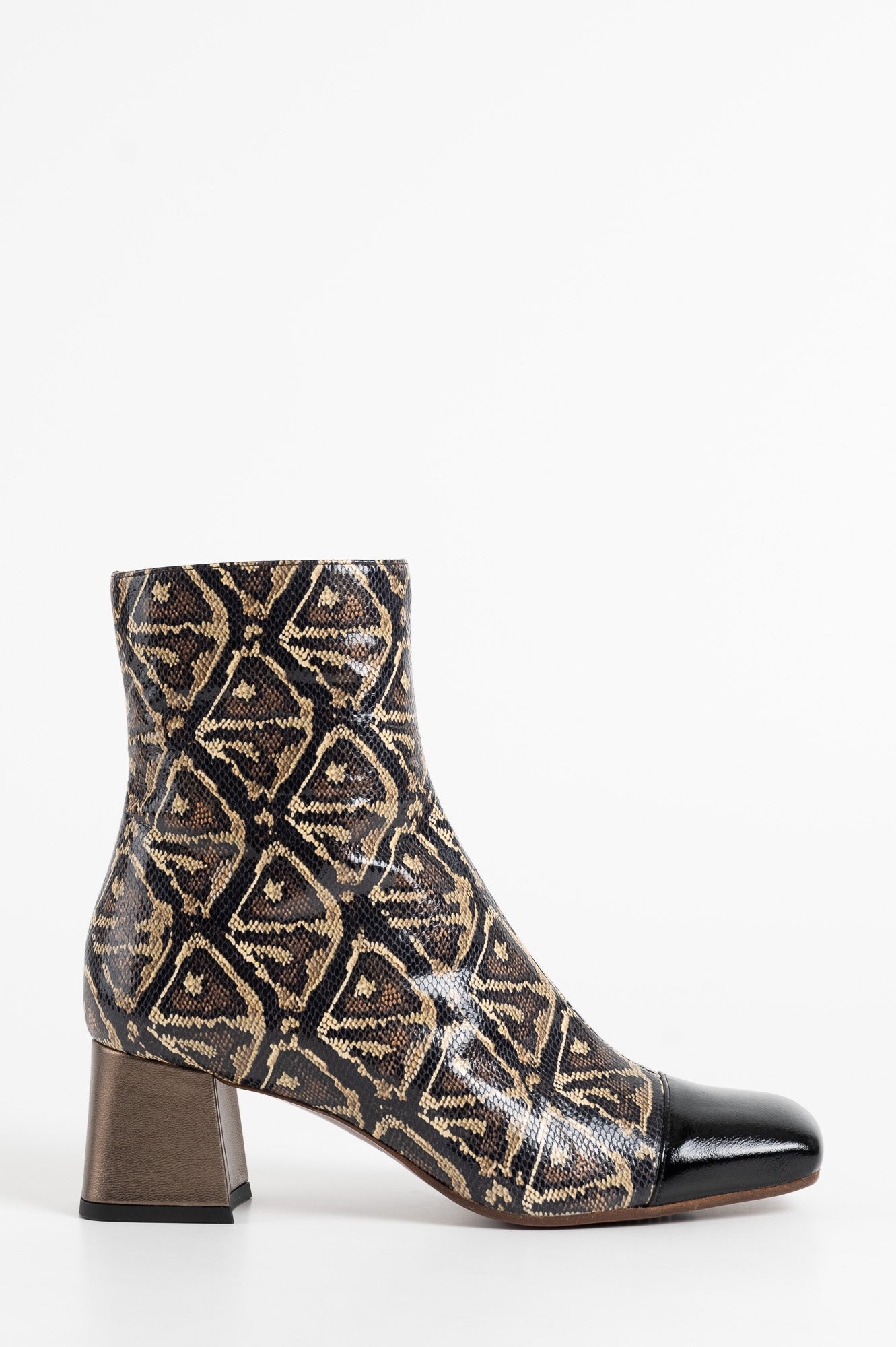 Ankle Boot Volkiria 046 | Lizard Printed Leather
