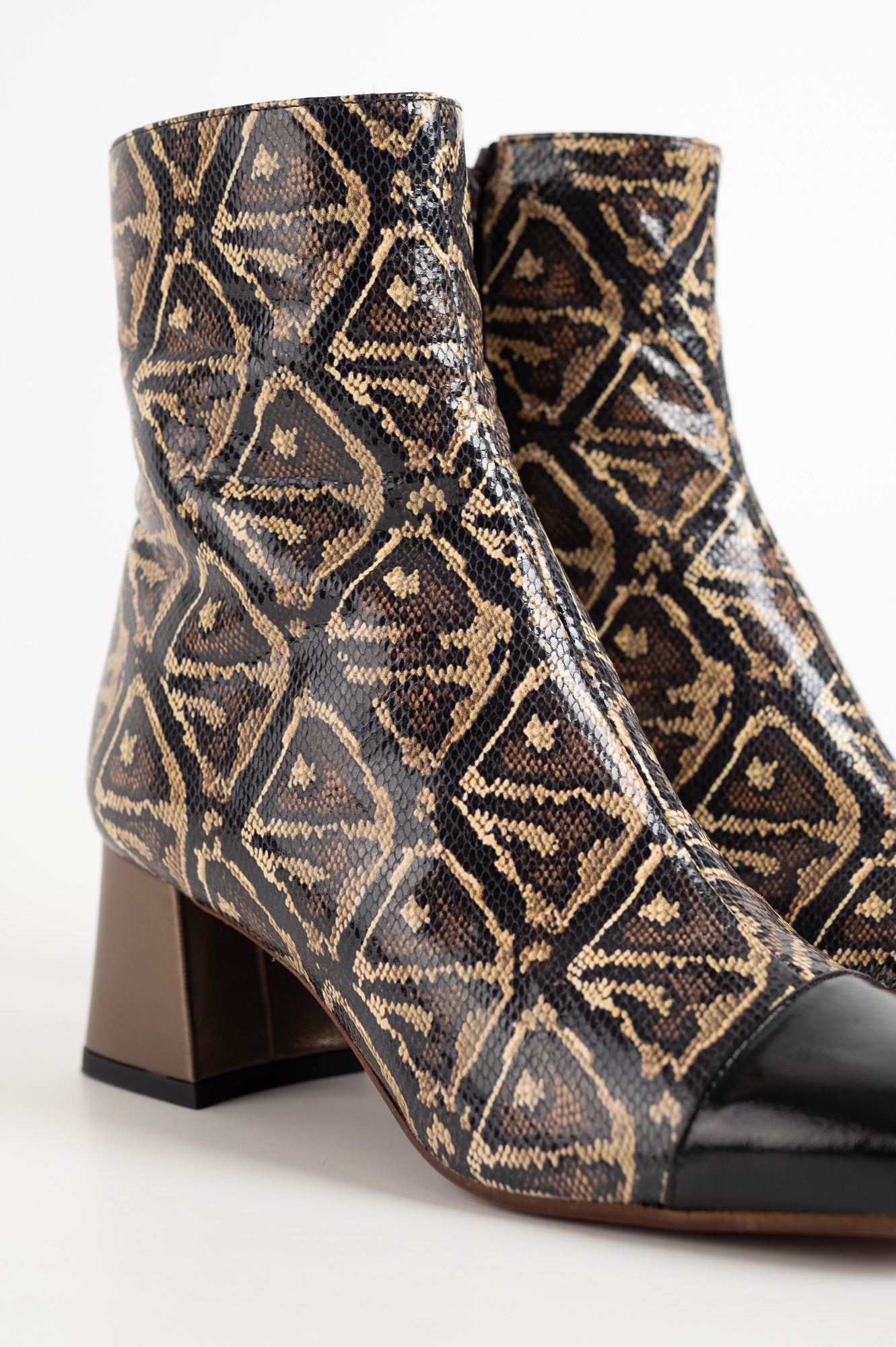Ankle Boot Volkiria 046 | Lizard Printed Leather