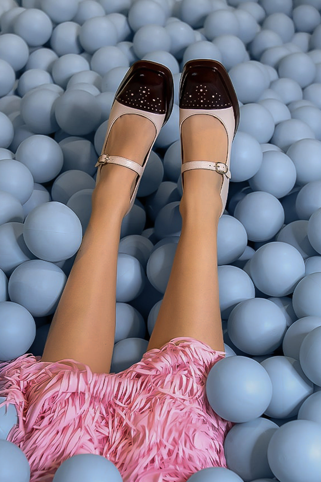 Mary Jane Pump Kamel | Buttery Nappa Leather