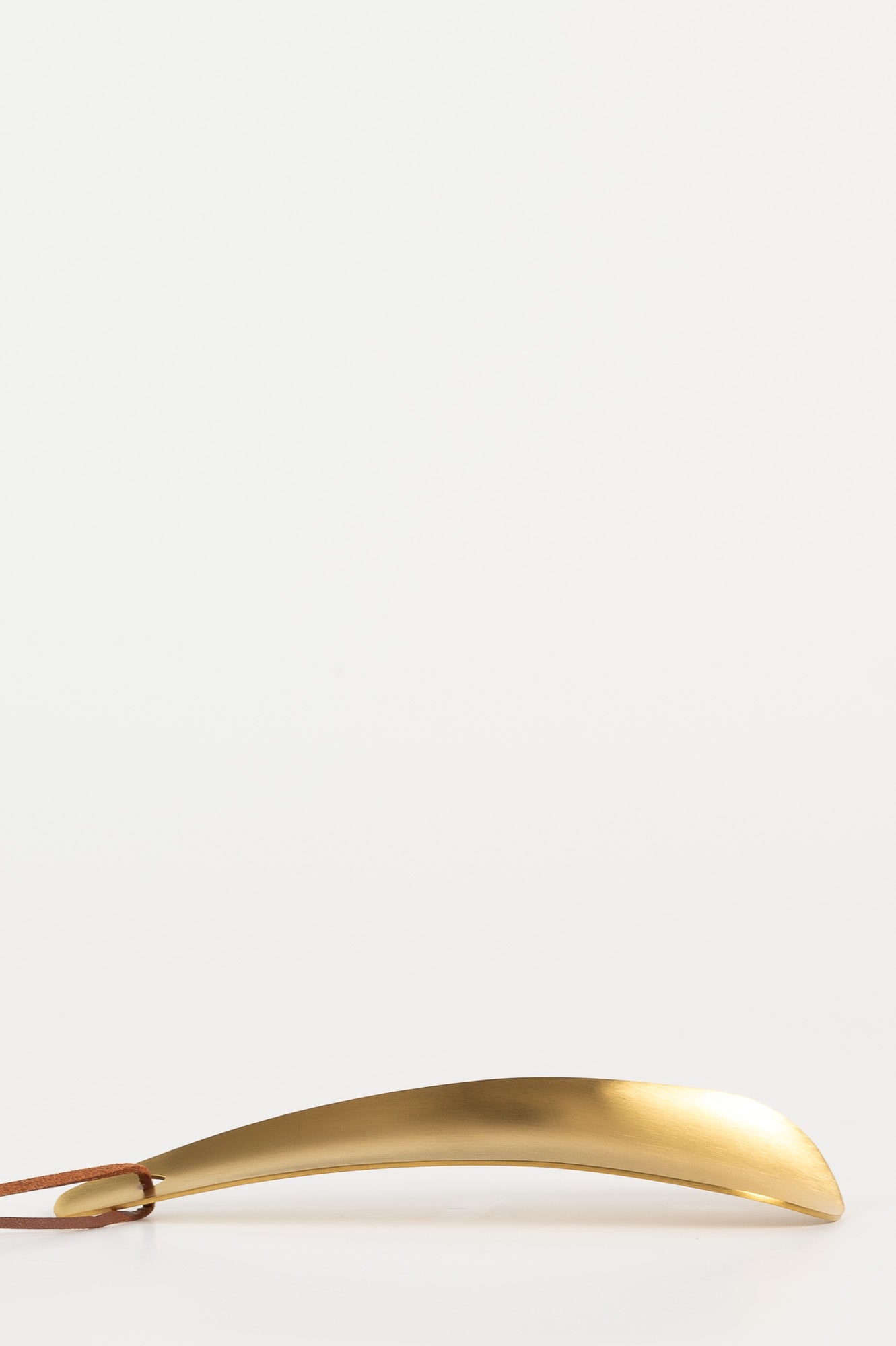 Shoehorn Brass 17cm | Doré Mat Laiton