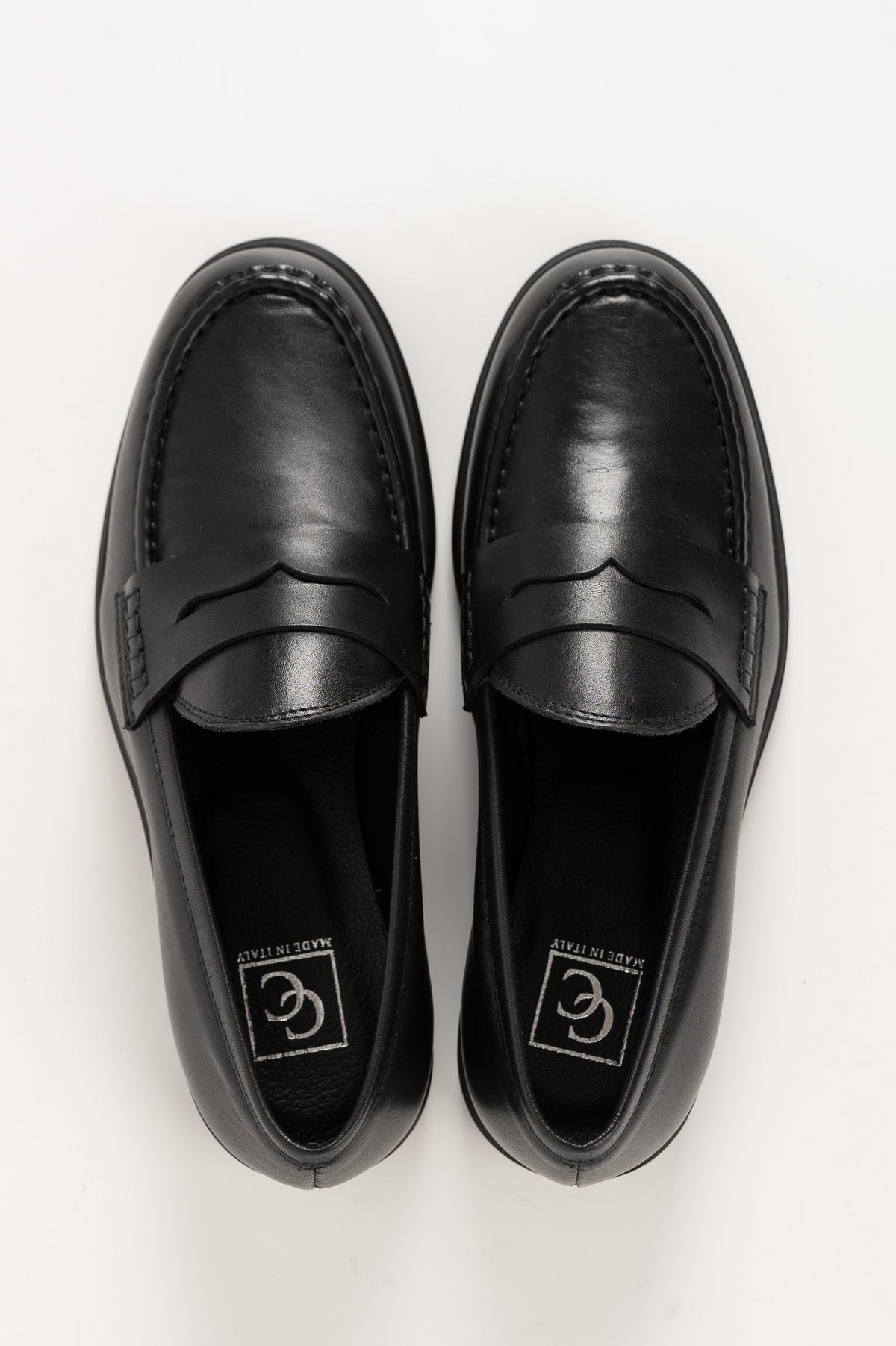 Penny Loafer Saga | Black Calf Leather