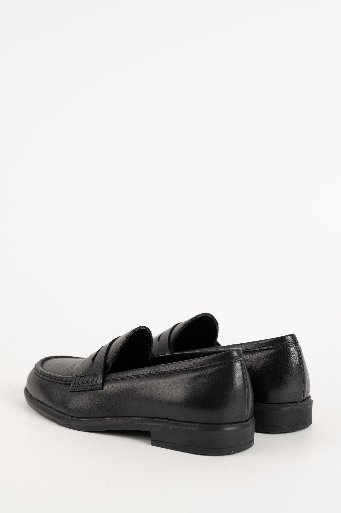 Penny Loafer Saga | Black Calf Leather