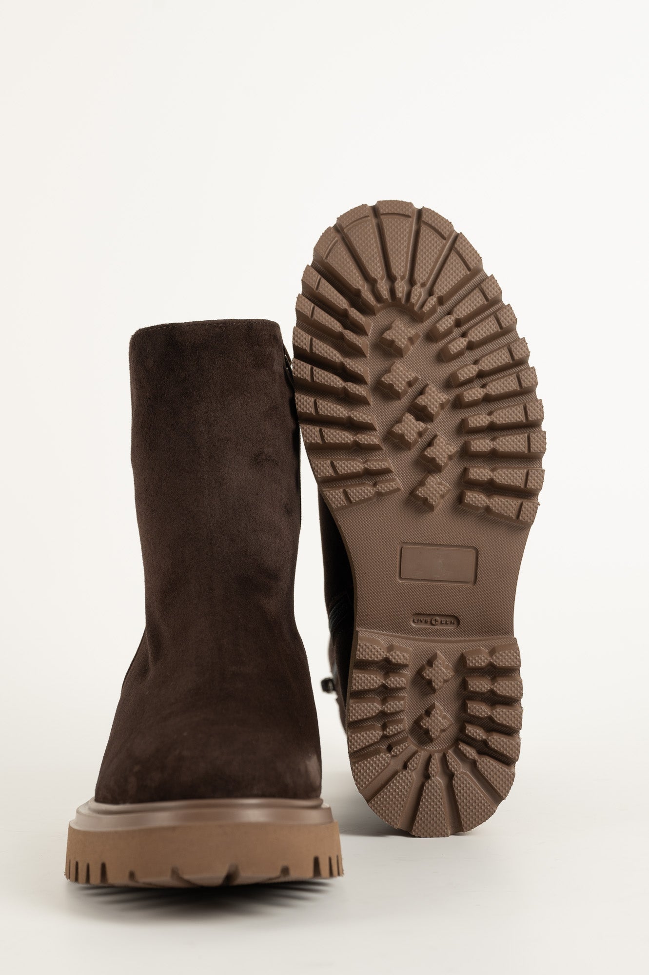 Shearling Boot Luna | Brown Suede