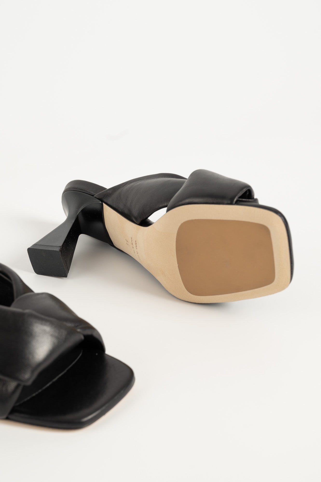 Sandal Naima | Black Nappa Leather