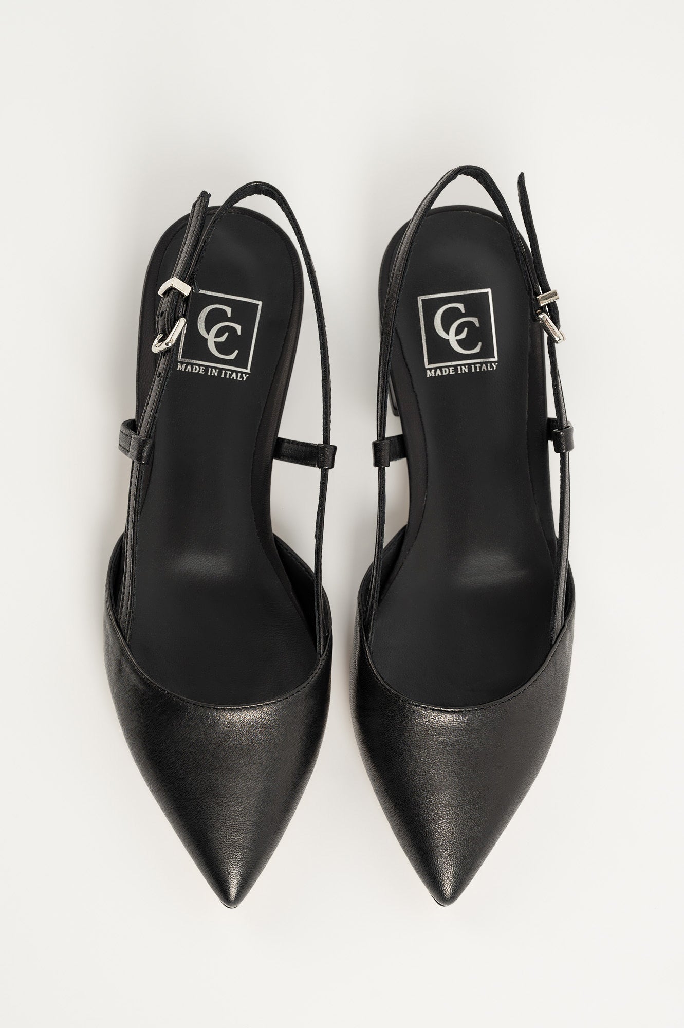 Ballet Flat Wiktoria 172 | Black Leather
