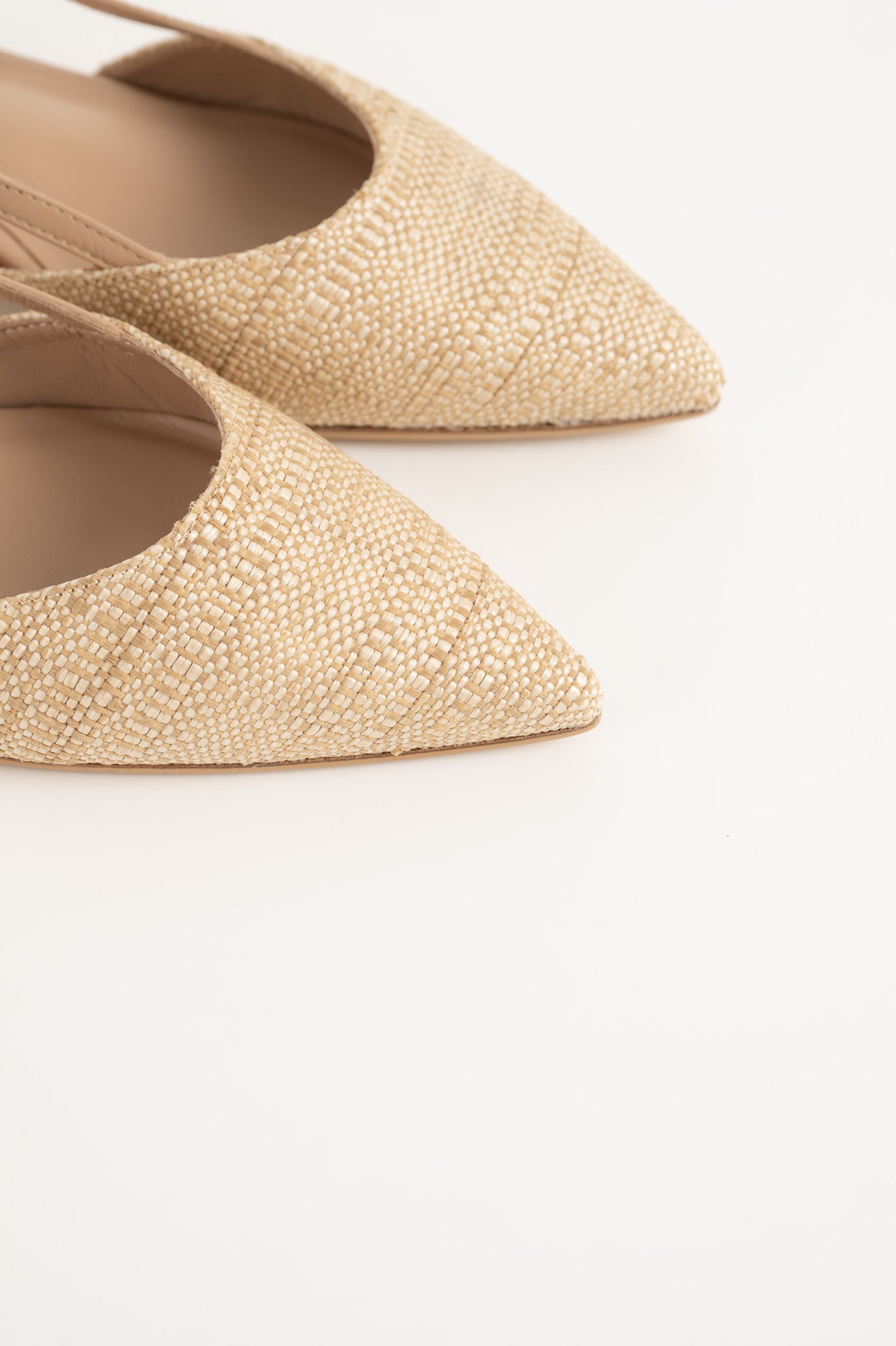 Slingback Flat Julia 264 | Beige Raffia