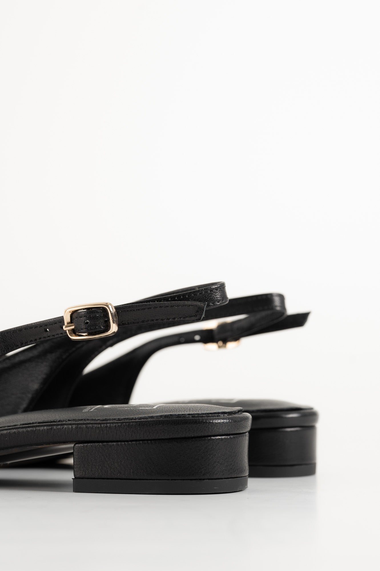 Slingback Flat Clara 265 | Black Leather
