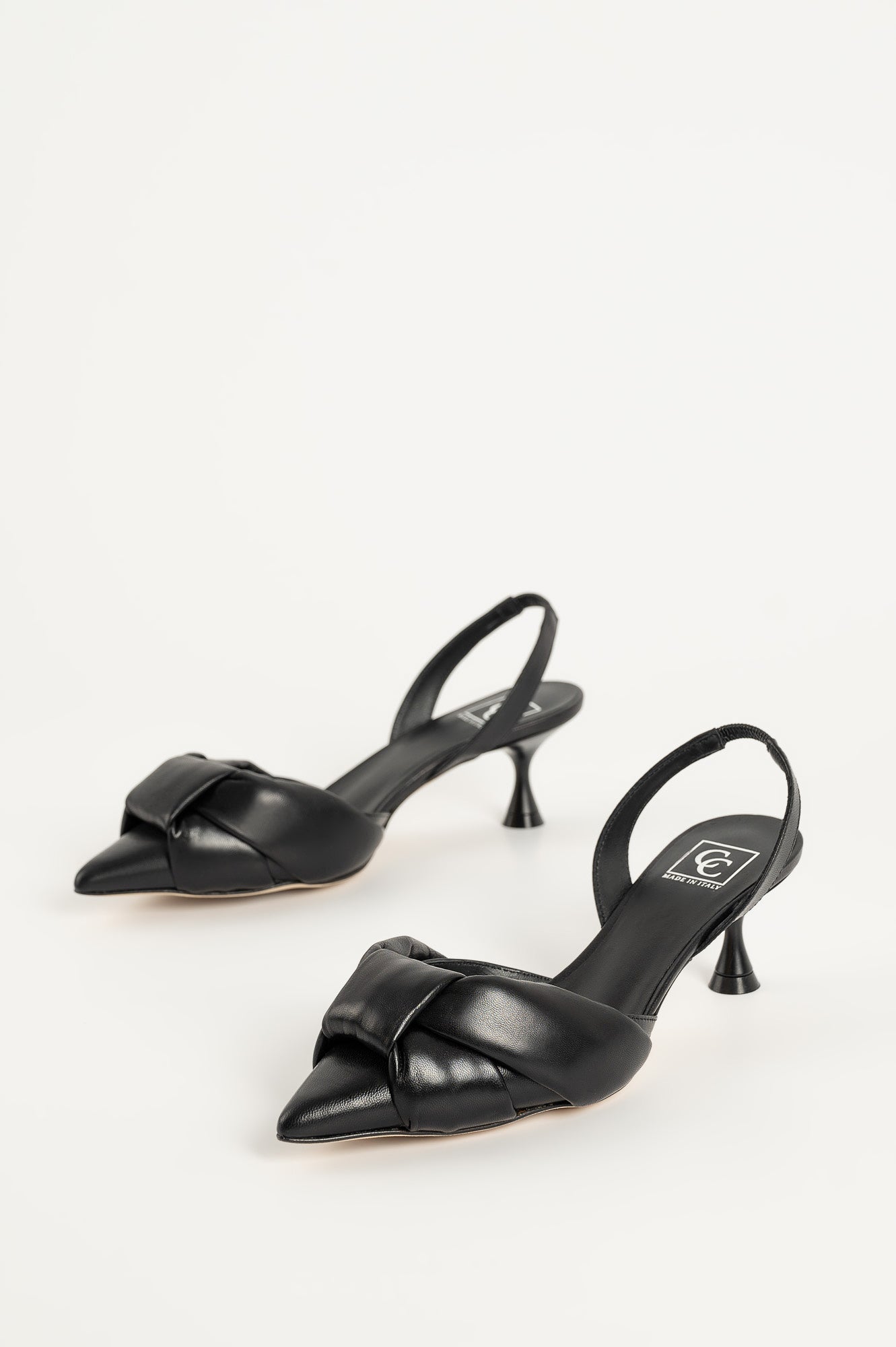 Slingback Pump Rebecca 502 | Black Nappa Leather