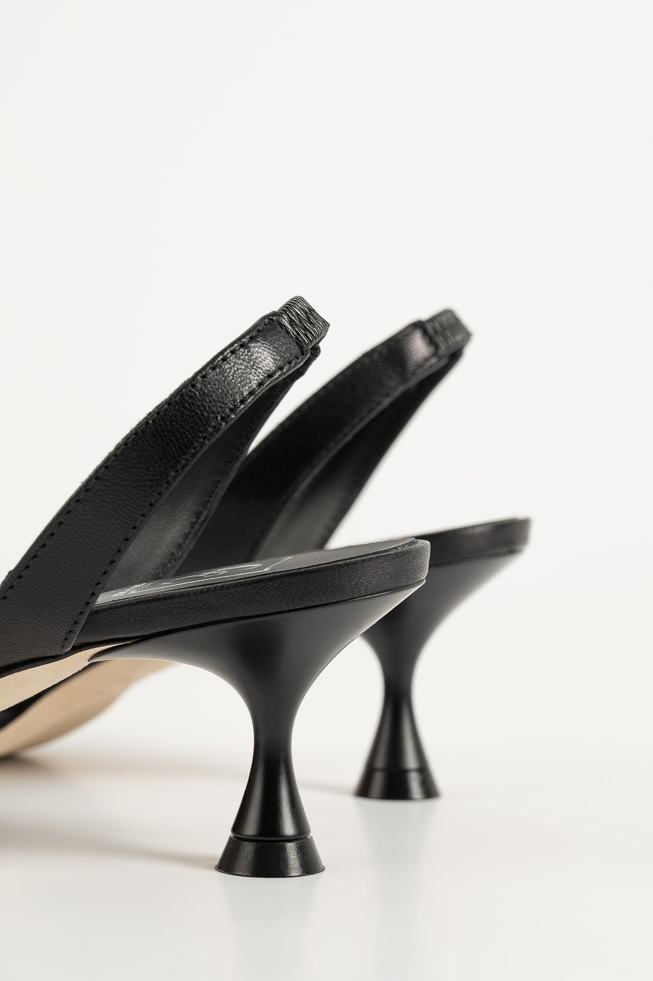 Slingback Pump Rebecca 502 | Black Nappa Leather
