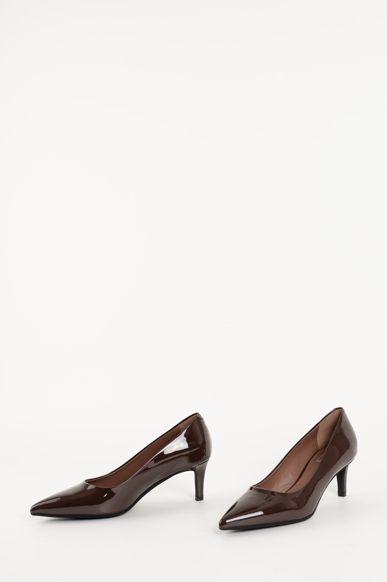Pump Mia 6cm | Dark Brown Patent Leather