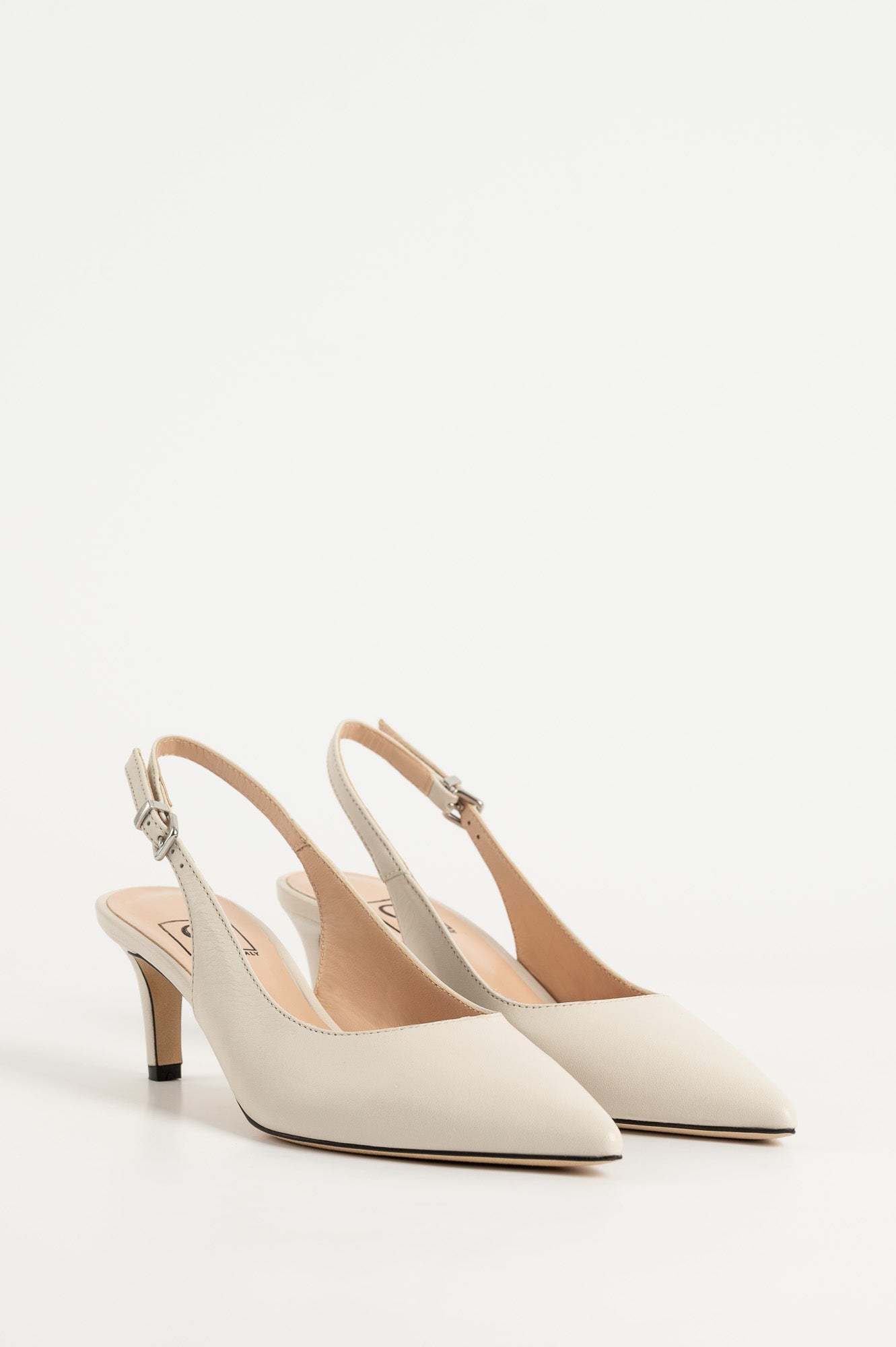 Slingback Pump Agnes 505 | Off-White Nappa Leather