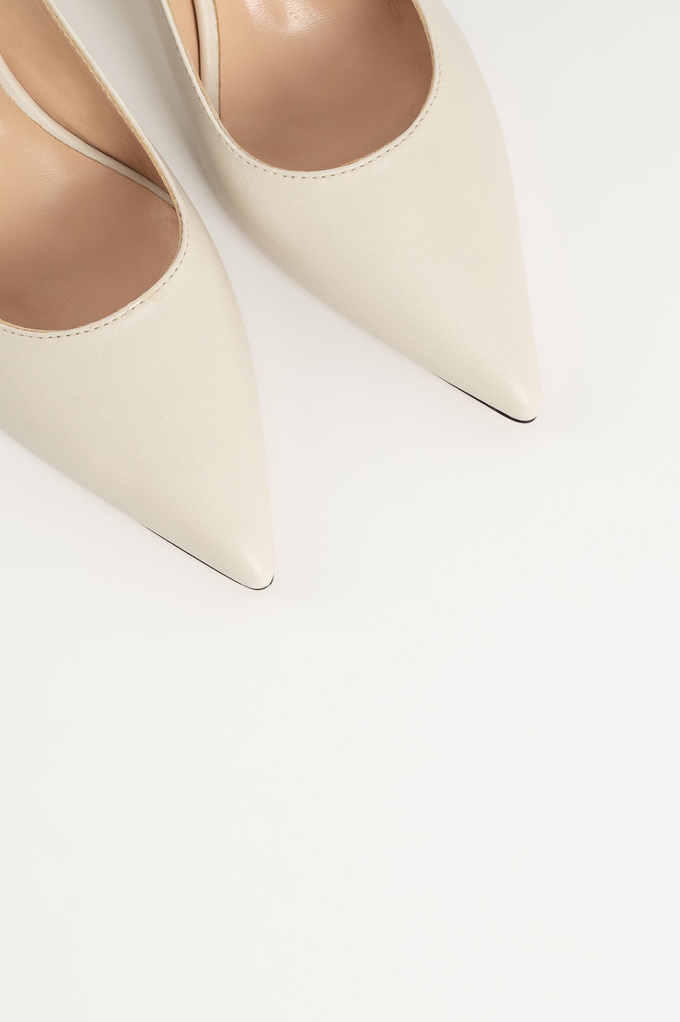 Slingback Pump Agnes 505 | Off-White Nappa Leather