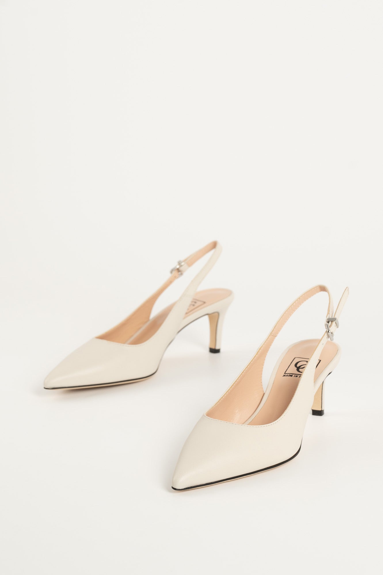 Slingback Pump Agnes 505 | Off-White Nappa Leather