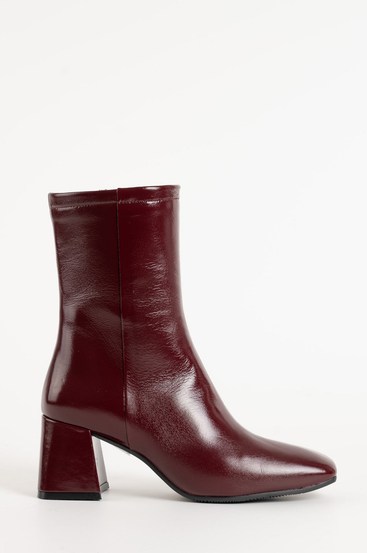 Ankle Boot Juni | Red Patent Nappa Leather