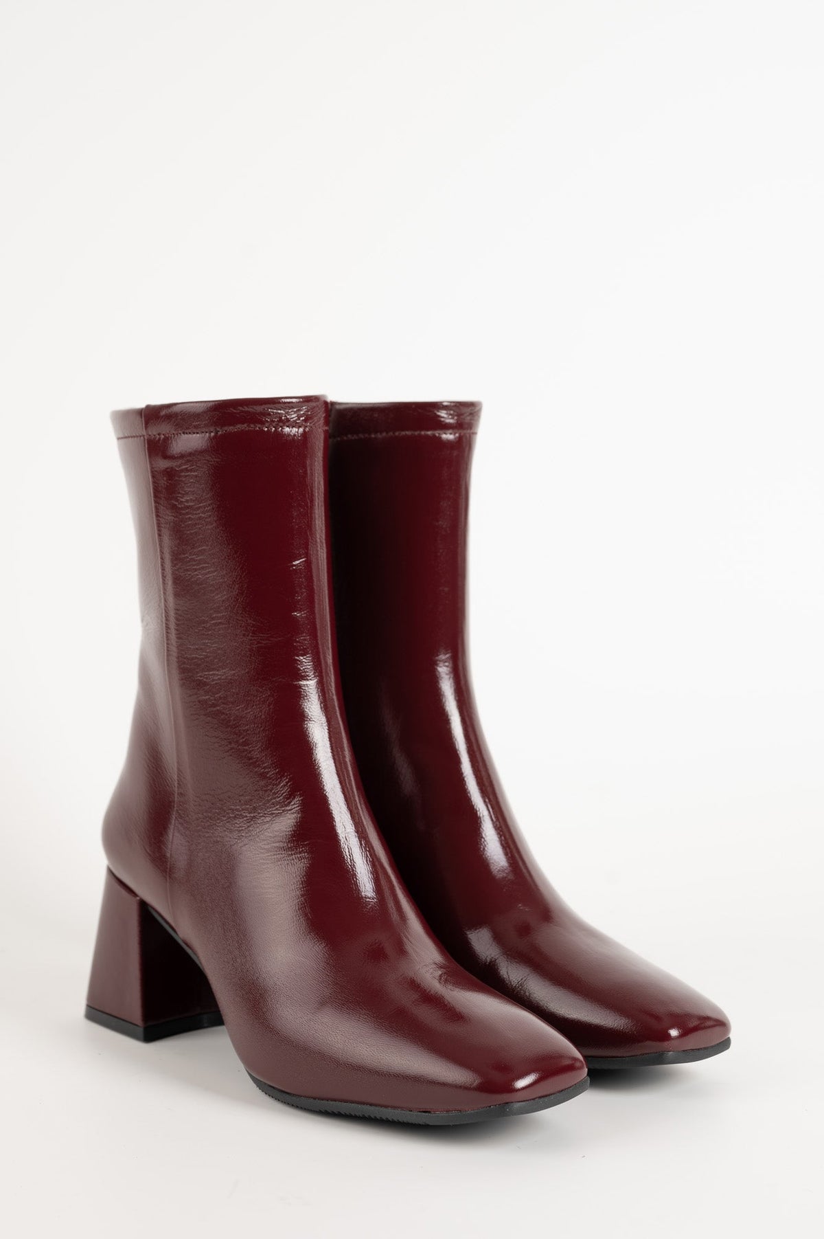 Ankle Boot Juni | Red Patent Nappa Leather