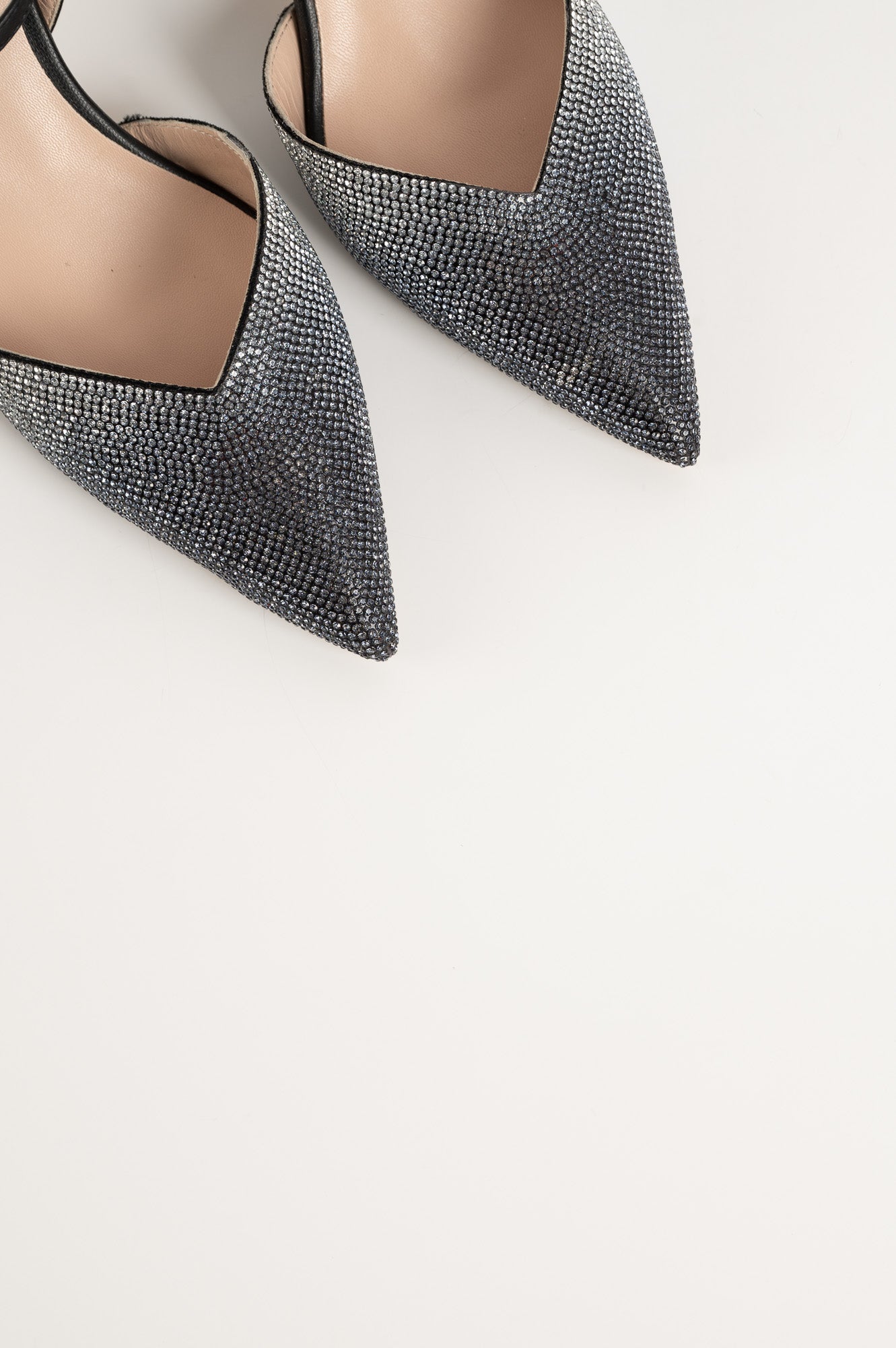 Sparkle Pump Carrie | Black Leather