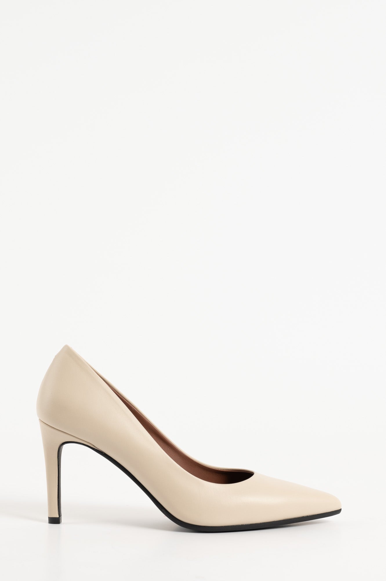 Pump Mia 8cm | Off-White Nappa Leather