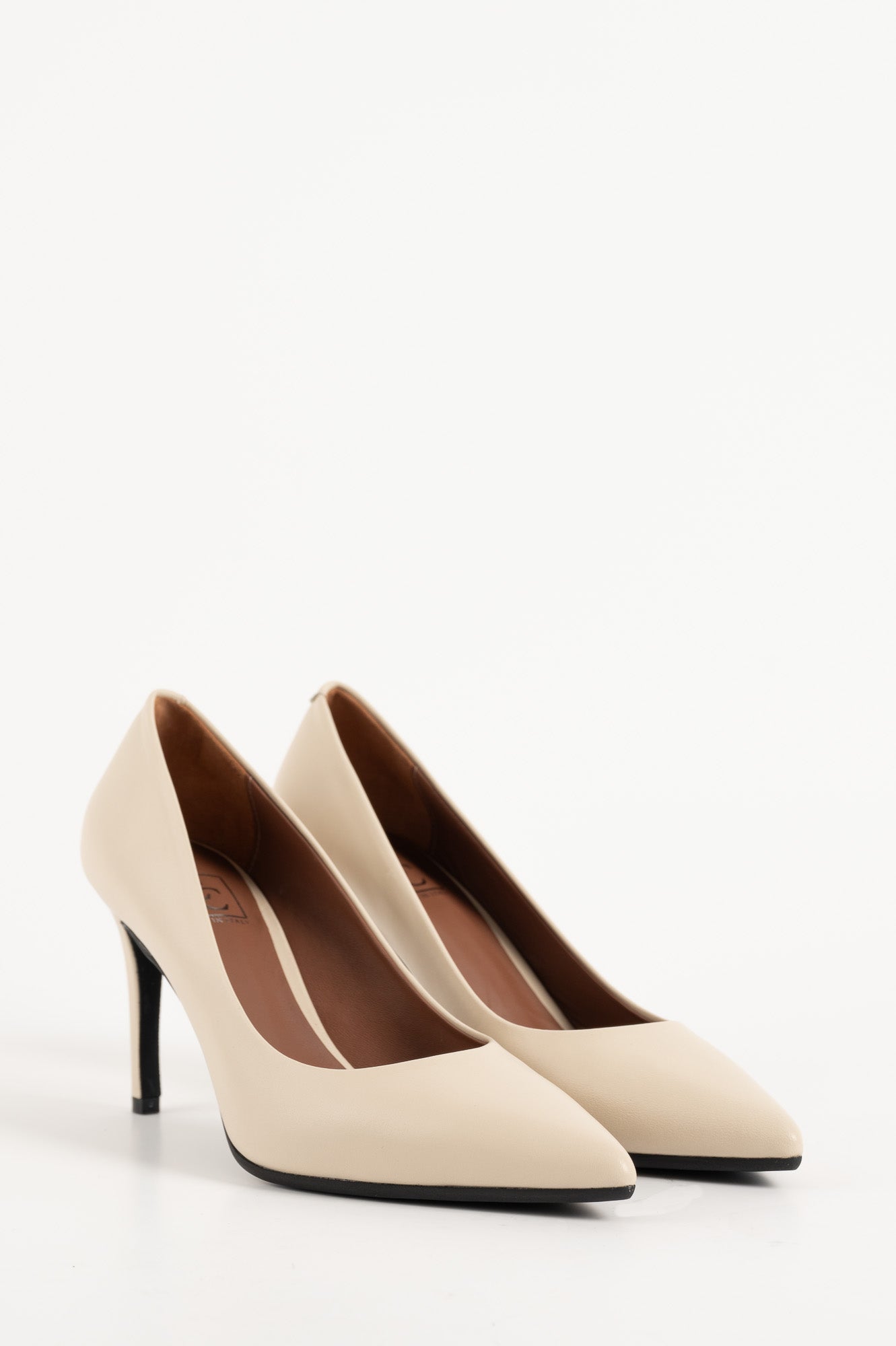 Pump Mia 8cm | Off-White Nappa Leather