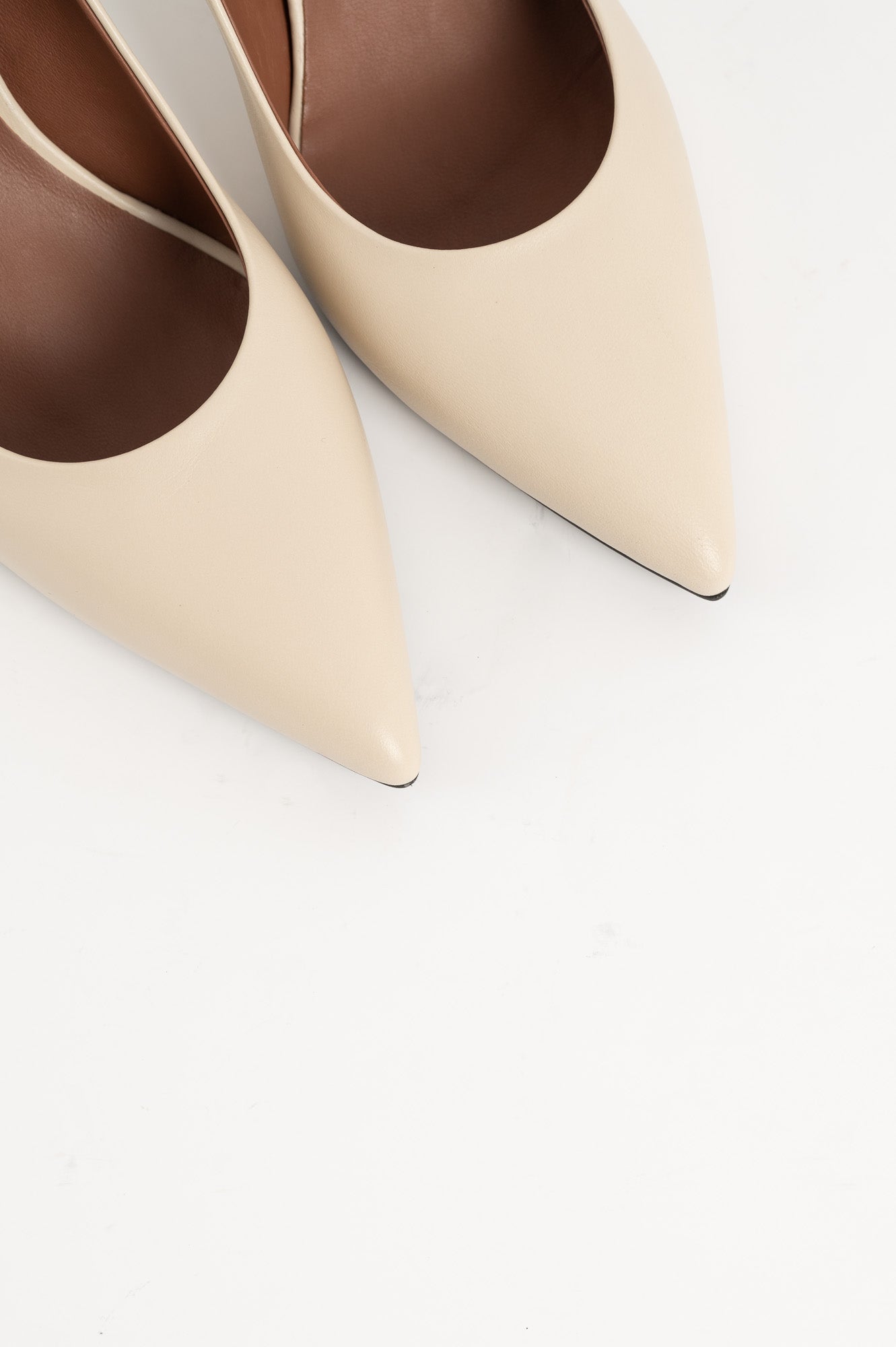 Pump Mia 8cm | Off-White Nappa Leather