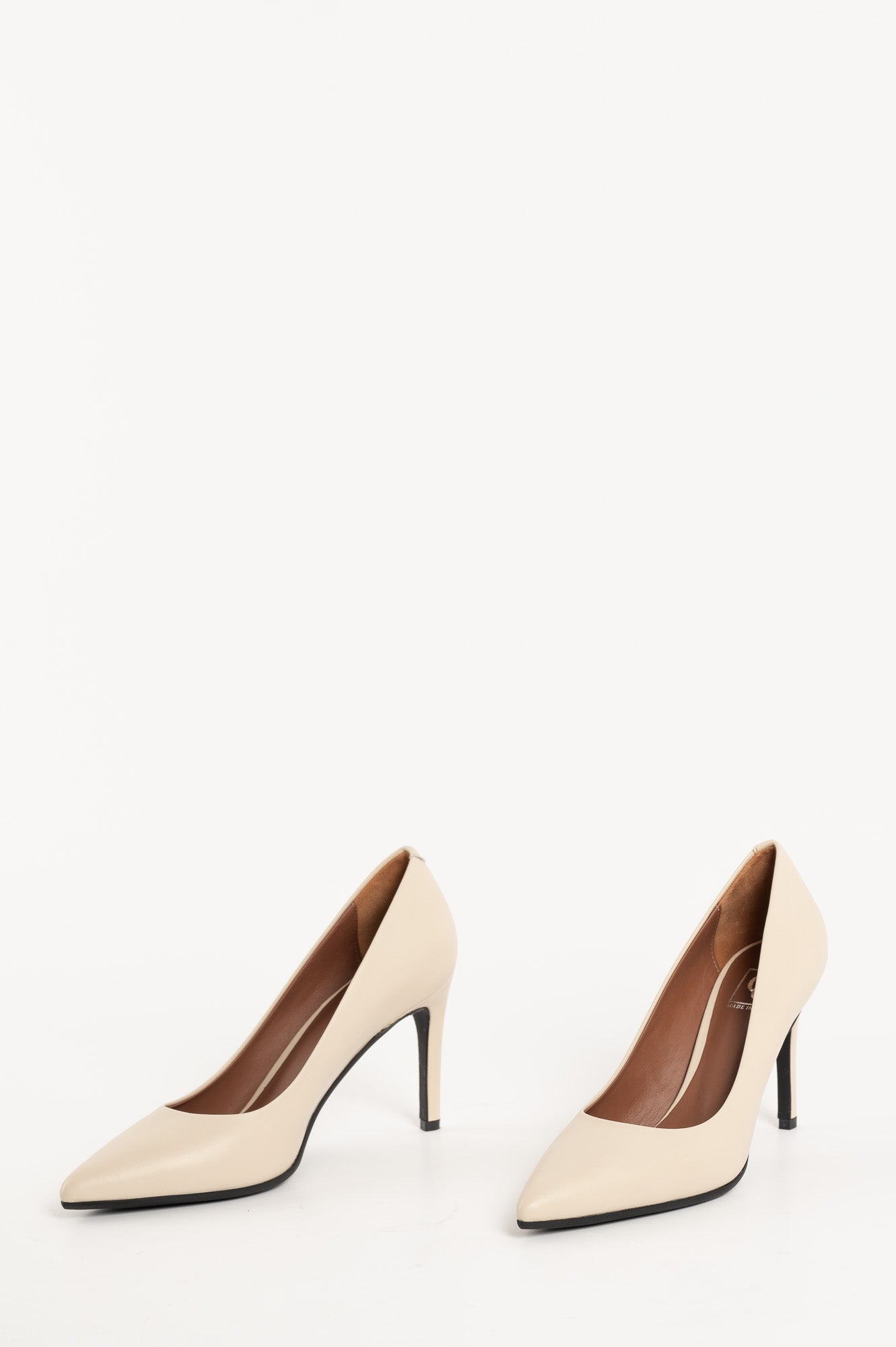 Pump Mia 8cm | Off-White Nappa Leather