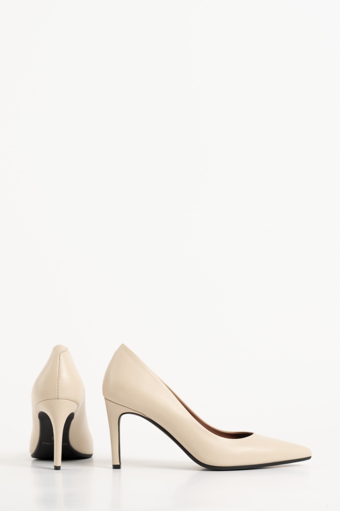Pump Mia 8cm | Off-White Nappa Leather