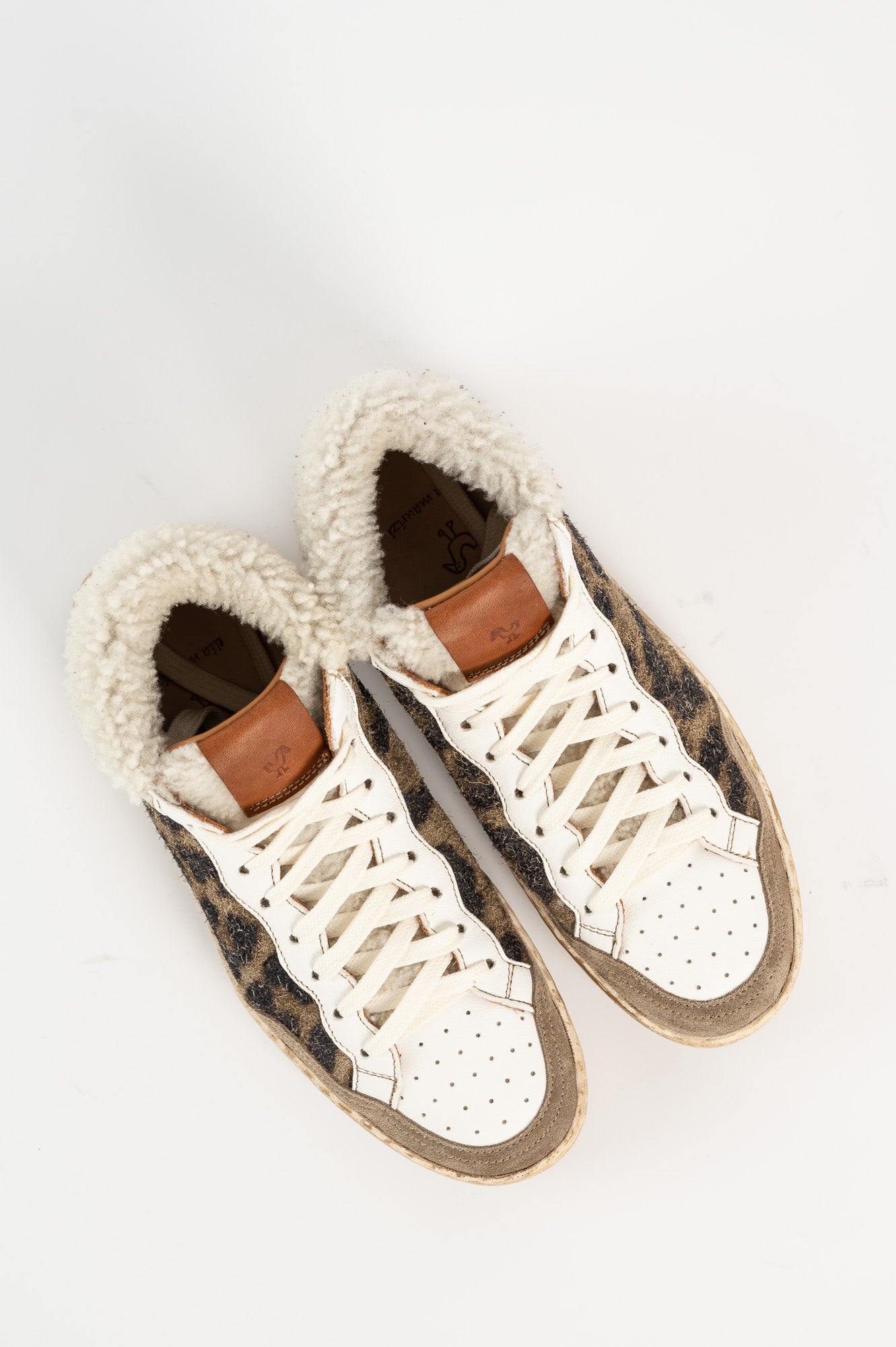 High-top Sneaker Alessia | Dusty Leopard Suede