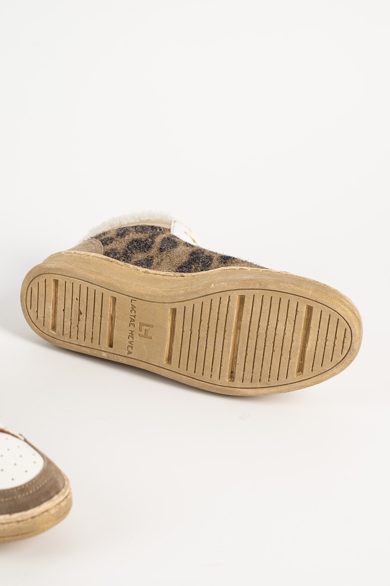 High-top Sneaker Alessia | Dusty Leopard Suede