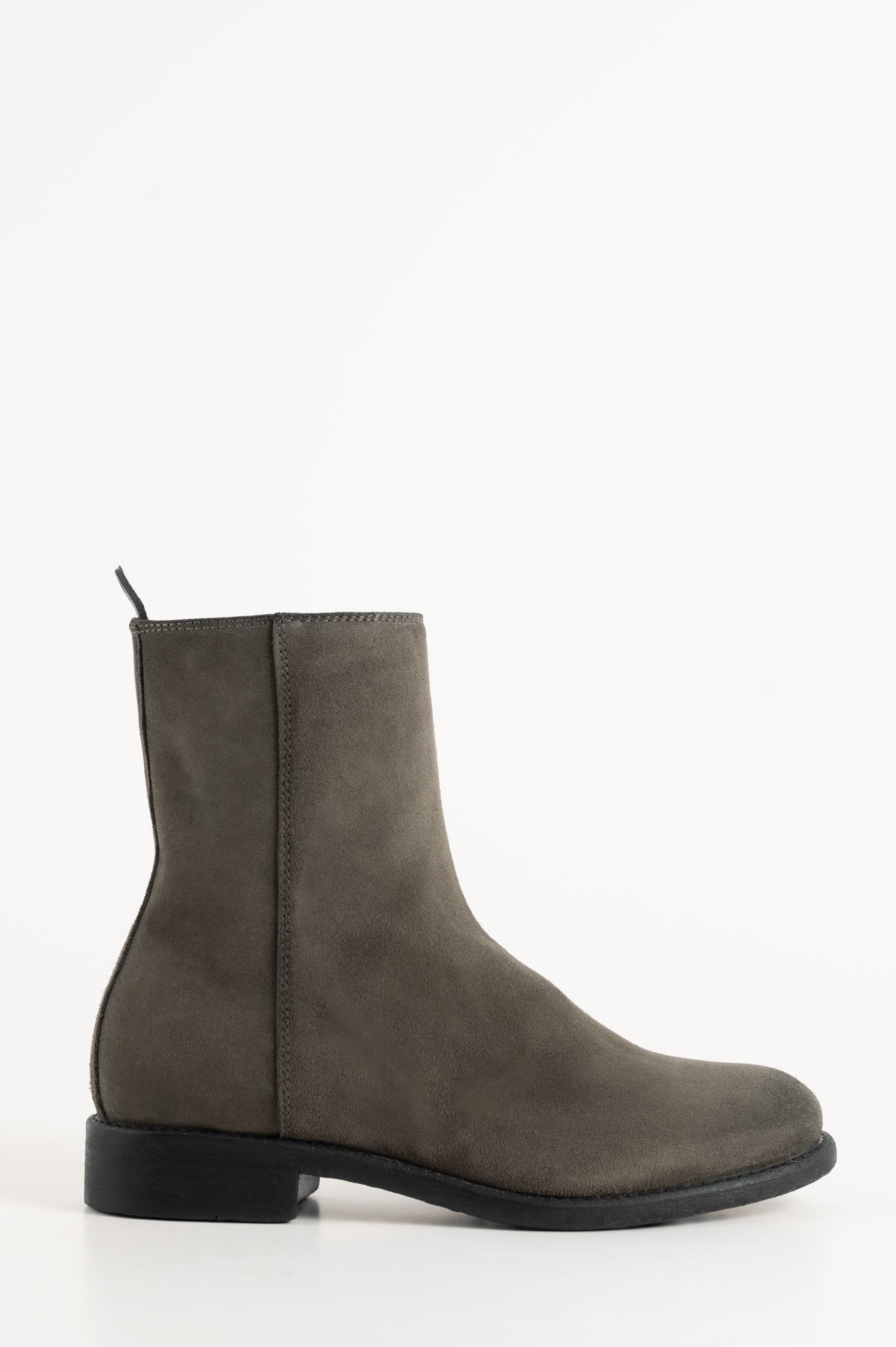 Zipper Boot Salice | Ash Grey Suede