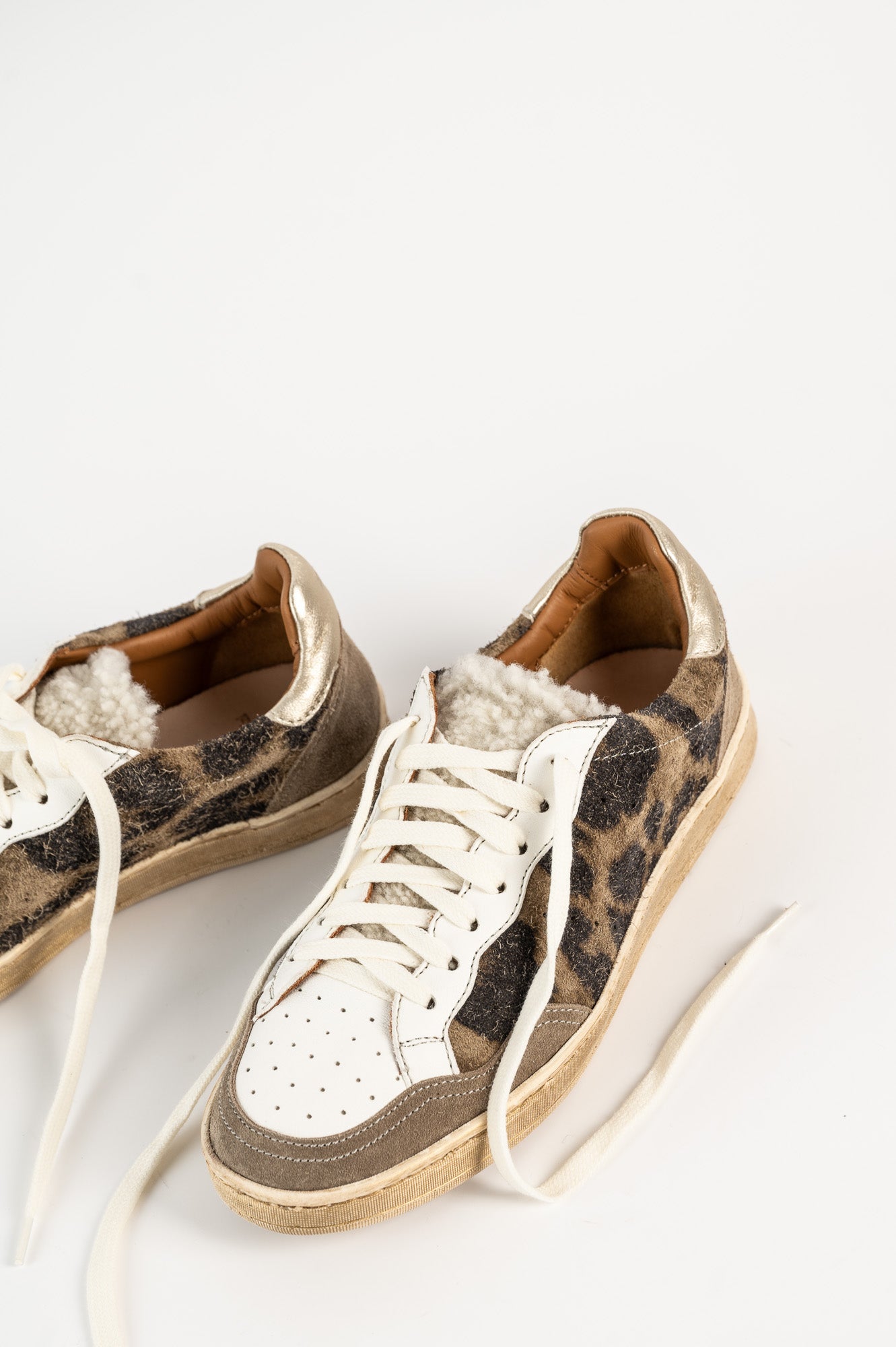 Low-top Sneaker Anna | Dusty Leopard Suede