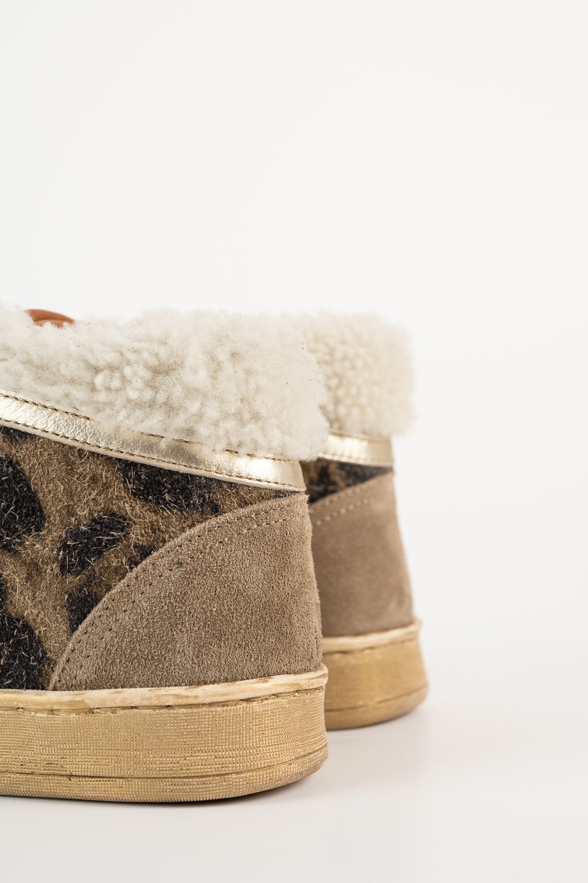 High-top Sneaker Alessia | Dusty Leopard Suede