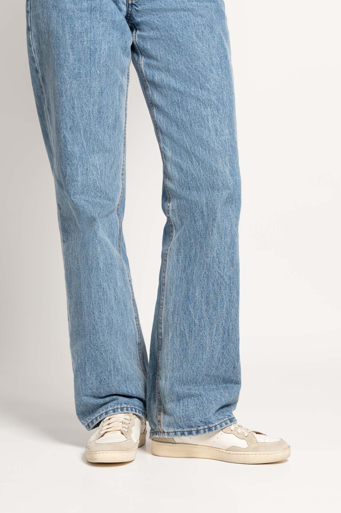 Signature Sneaker | Vintage White Calf Leather & Suede