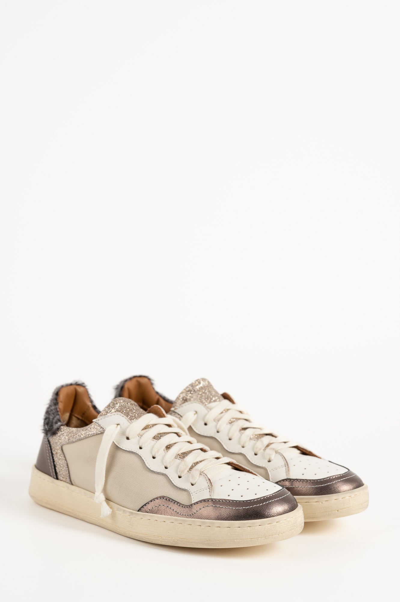 Low-top Sneaker Becca | Vintage Rose Glitter