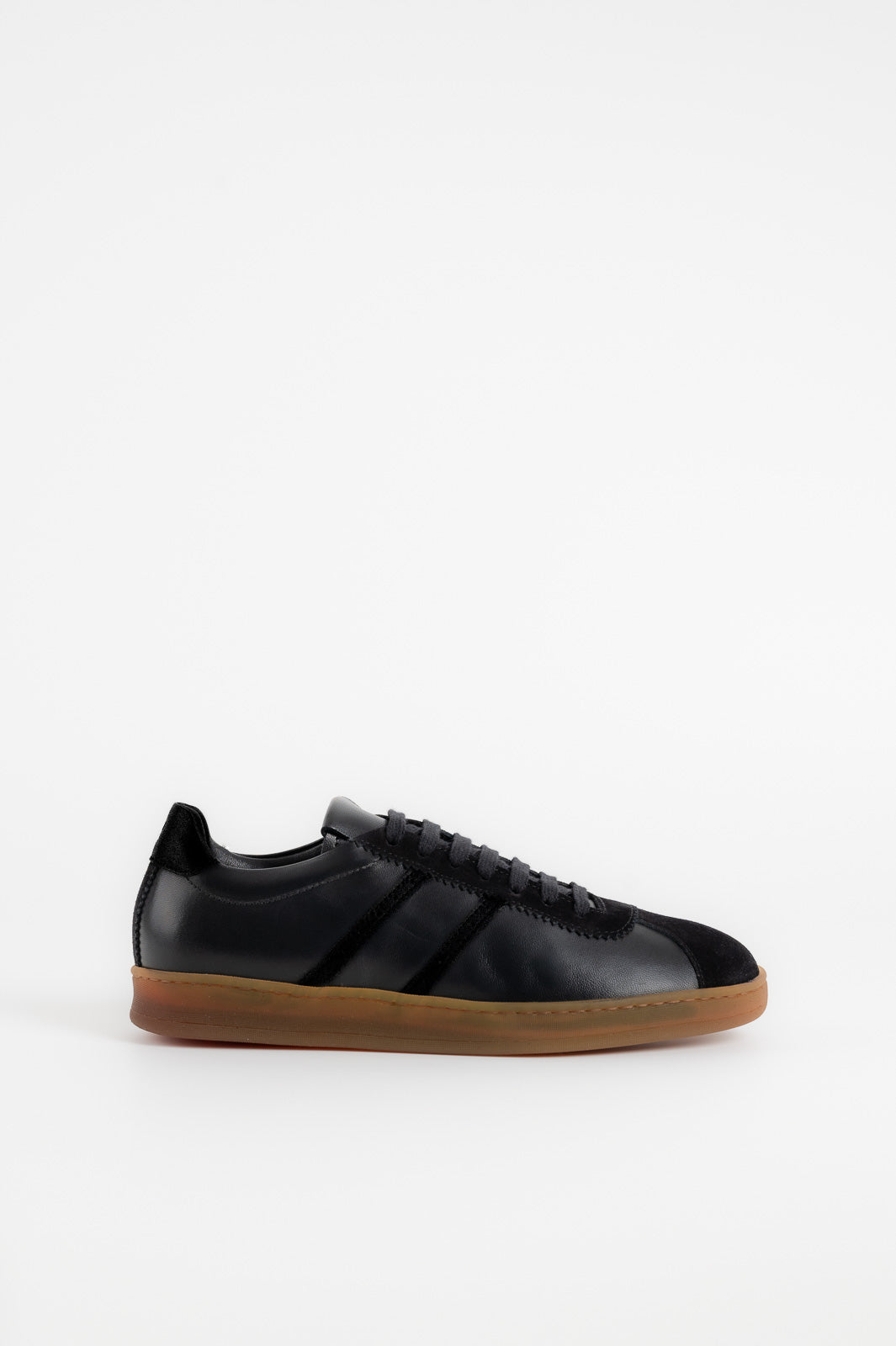 Low-top Sneaker Celeste | Black Leather & Suede