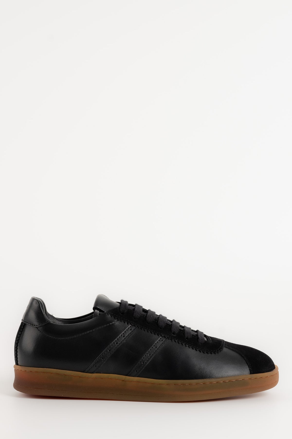 Low-top Sneaker Celeste | Black Leather & Suede